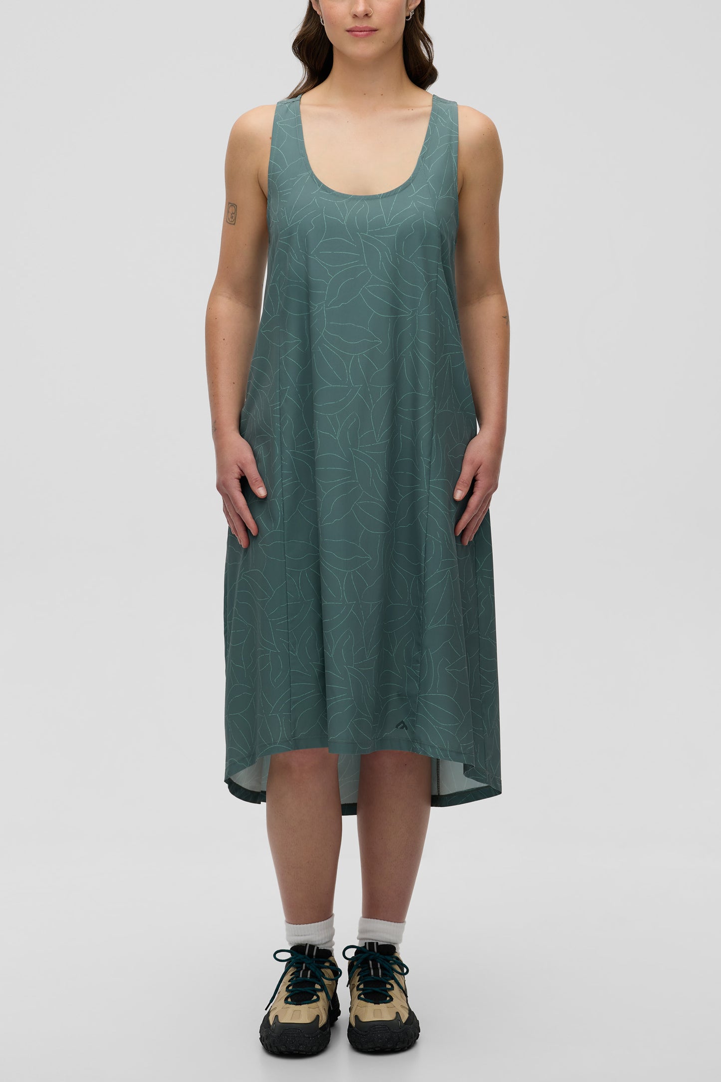 Robe technique à séchage rapide - Femme && VERT/MULTI