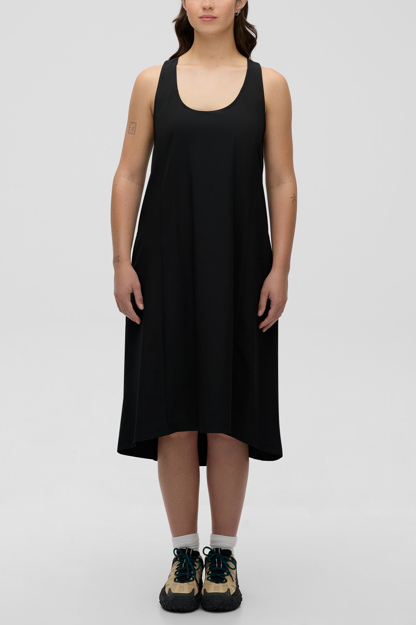 Robe technique à séchage rapide - Femme && GRIS FONCE