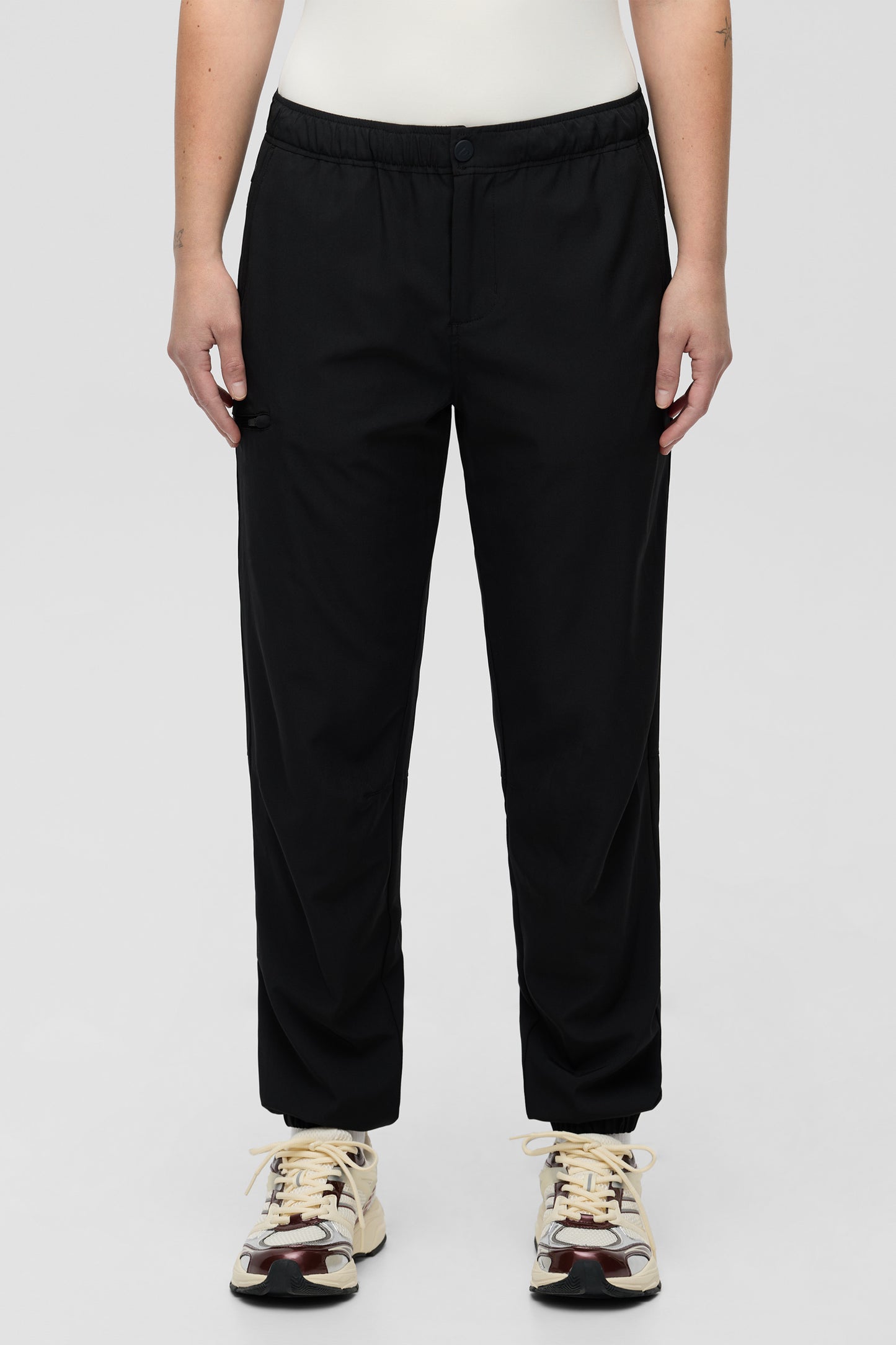 Pantalon jogger à séchage rapide - Femme && GRIS FONCE