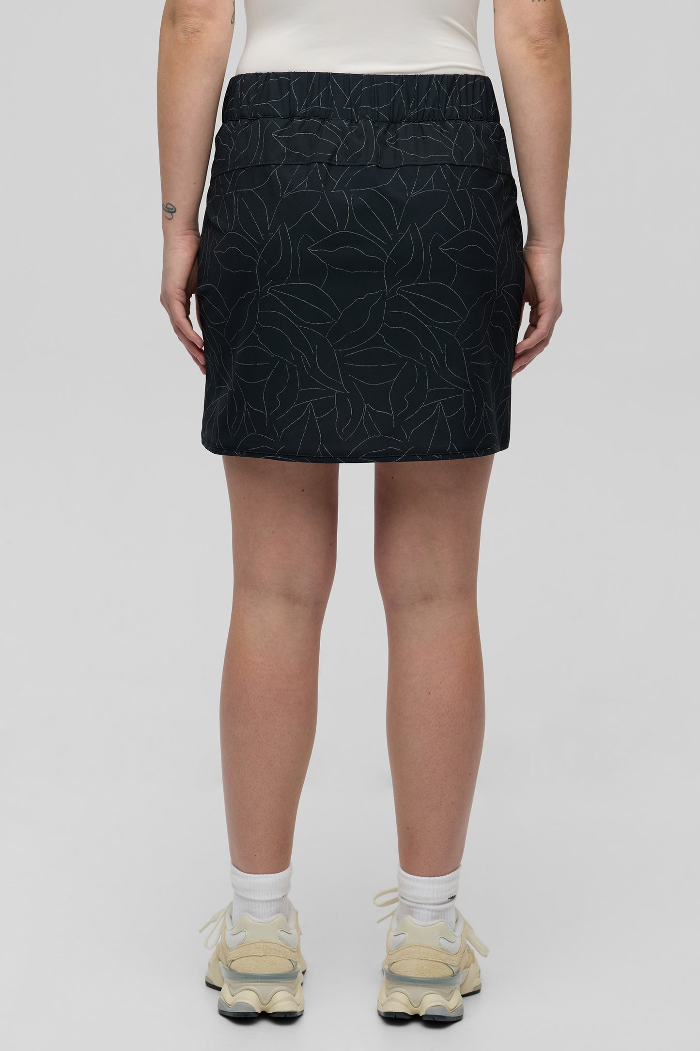 Jupe-short à séchage rapide - Femme && GRIS MULTI
