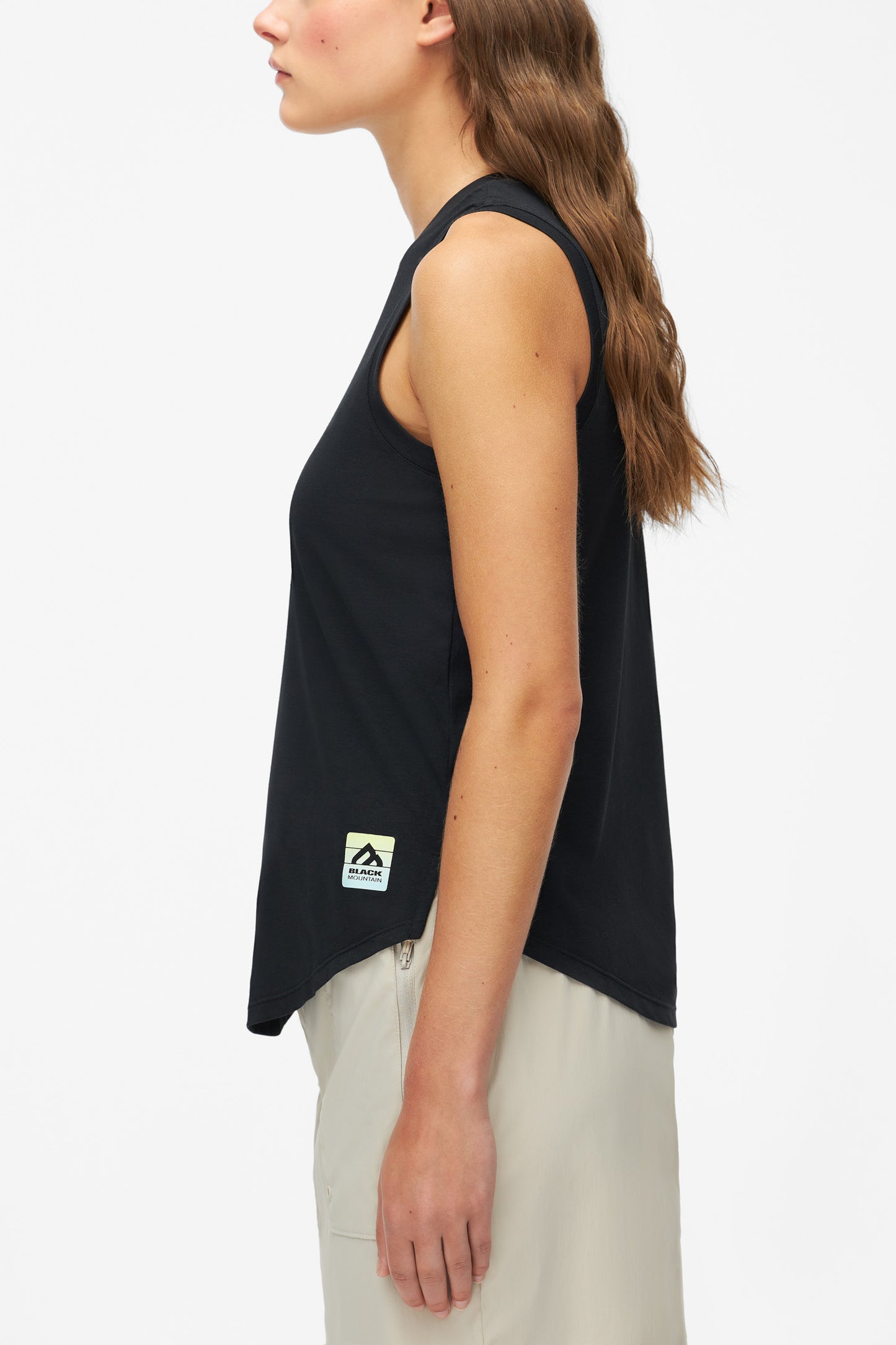 Camisole respirante en bambou et coton - Femme && GRIS FONCE