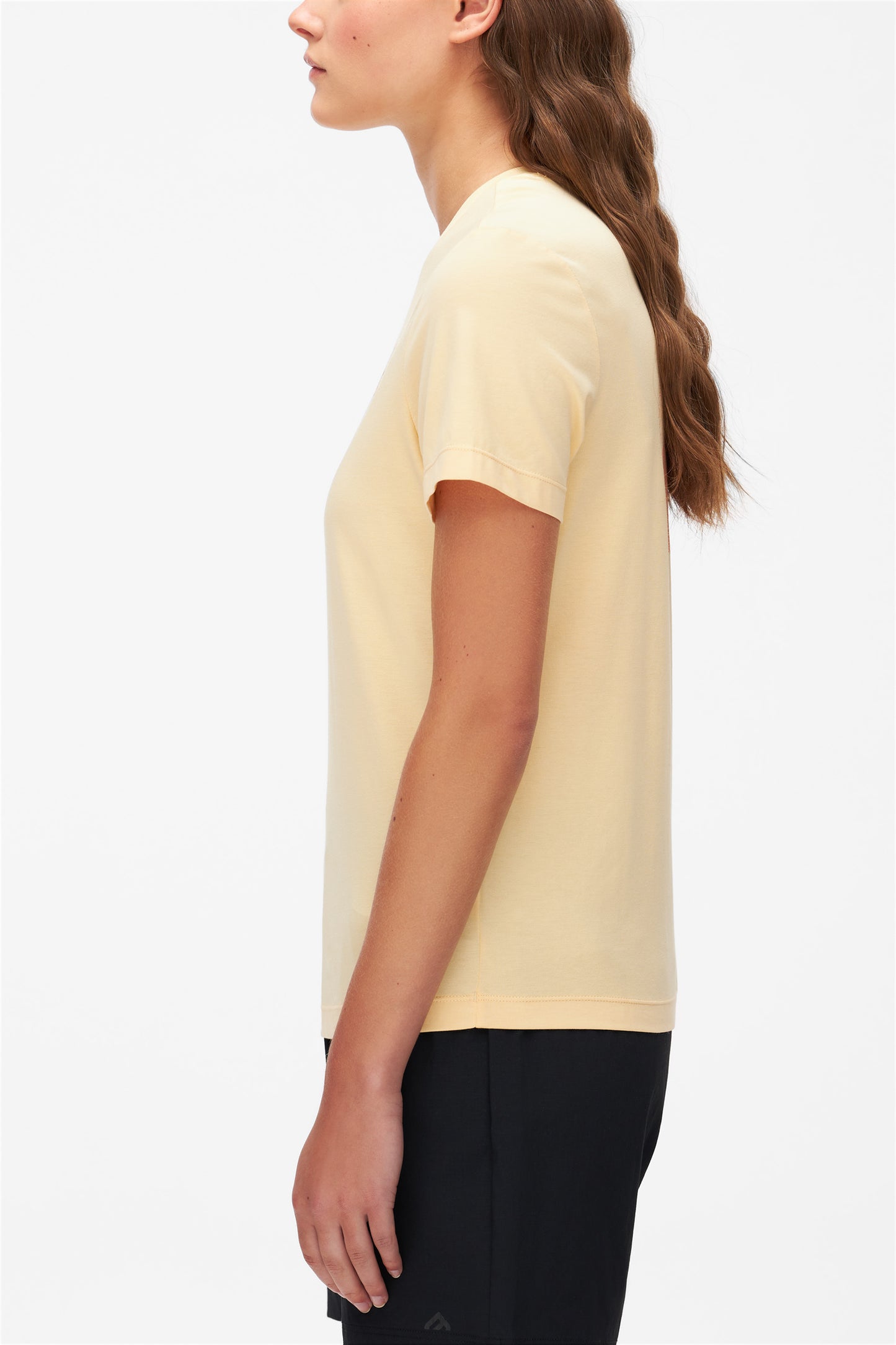 T-shirt respirant en bambou et coton - Femme && JAUNE