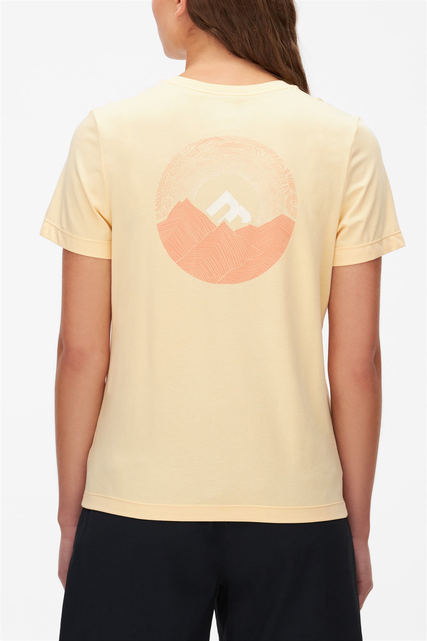 T-shirt respirant en bambou et coton - Femme && JAUNE
