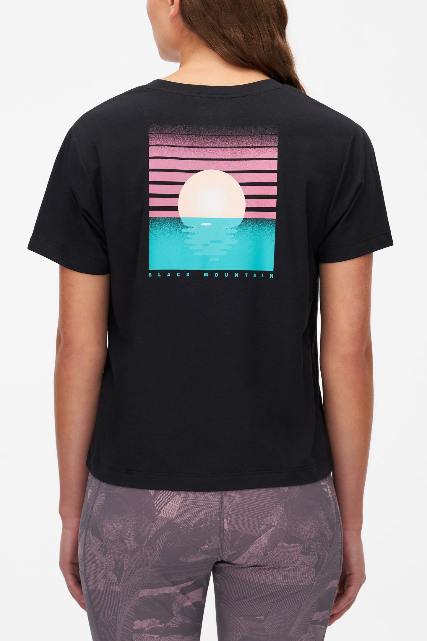 T-shirt boxy respirant en bambou et coton - Femme && GRIS FONCE