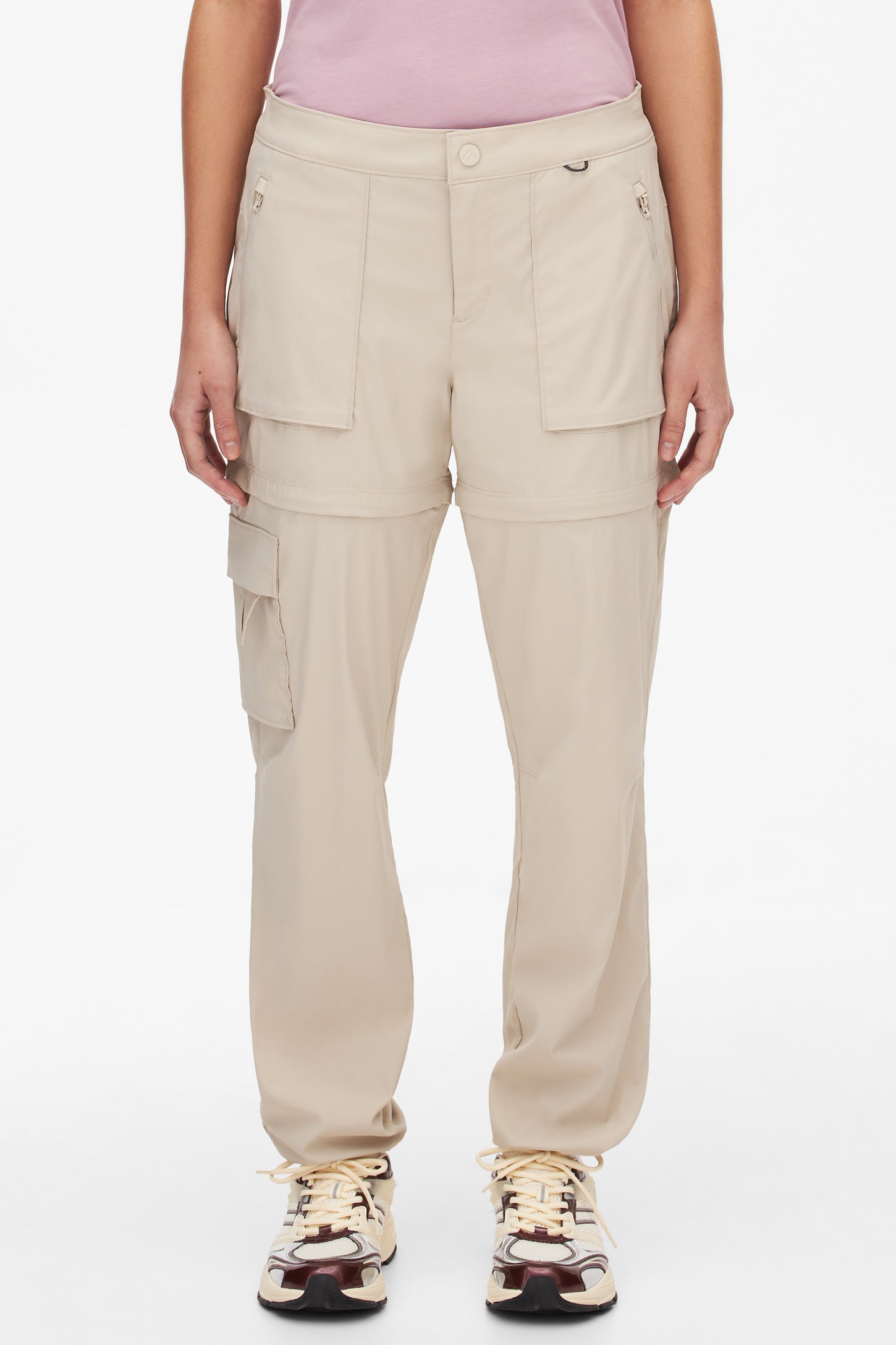 Pantalon convertible antifroissement - Femme && GRIS