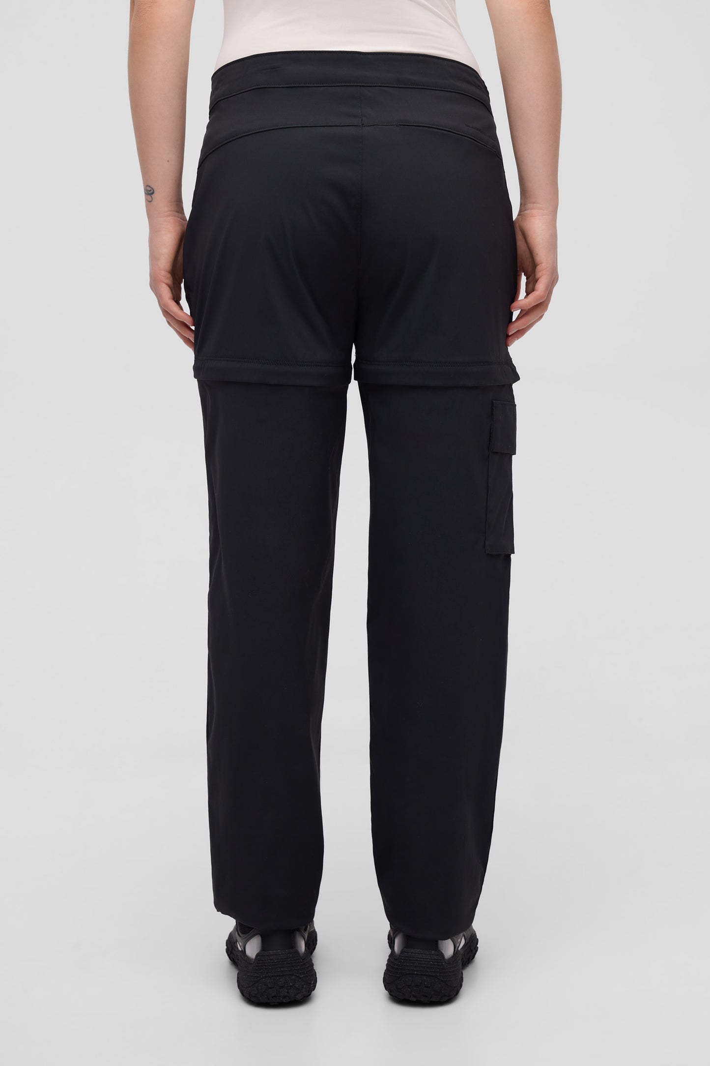 Pantalon convertible antifroissement - Femme && GRIS FONCE
