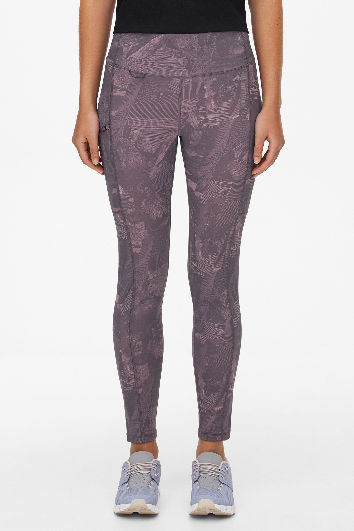 Legging antimicrobien à compression élevée - Femme && GRIS MULTI
