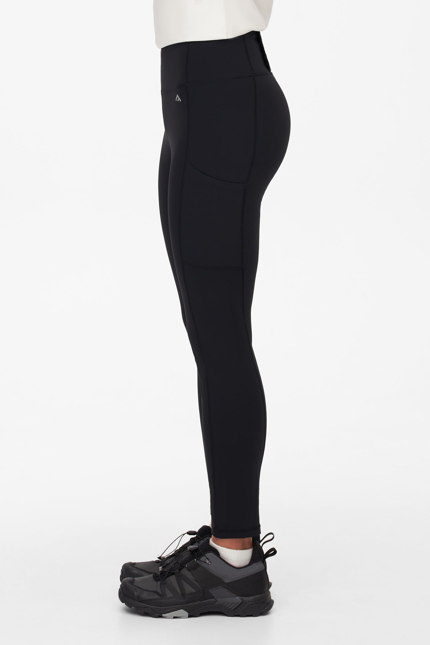 Legging antimicrobien à compression élevée - Femme && GRIS FONCE