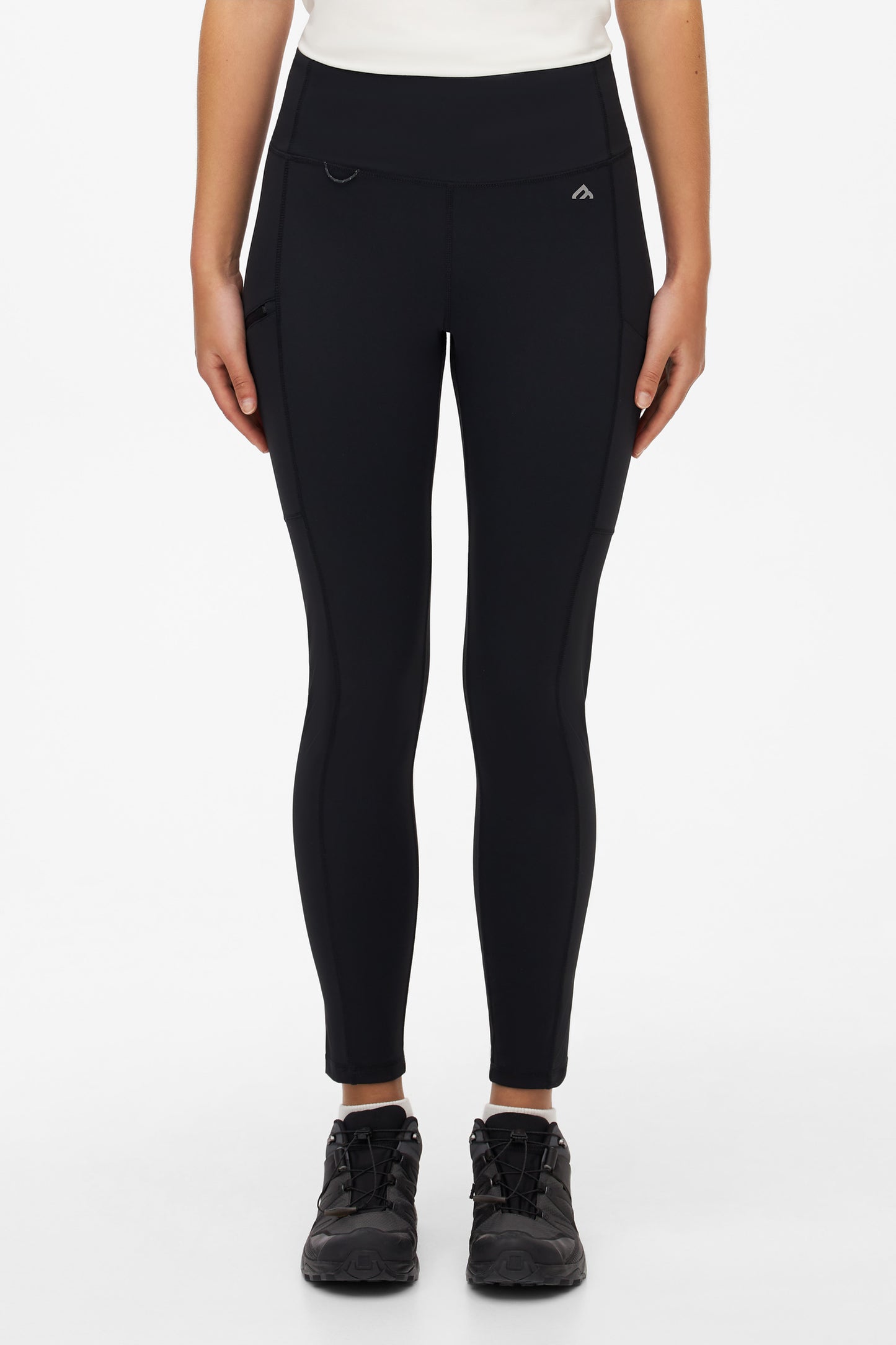 Legging antimicrobien à compression élevée - Femme && GRIS FONCE
