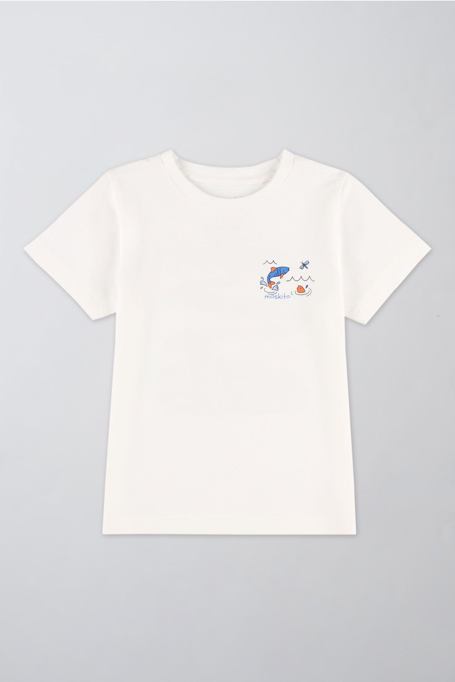 T-shirt respirant en coton - Enfant garçon && BLANC
