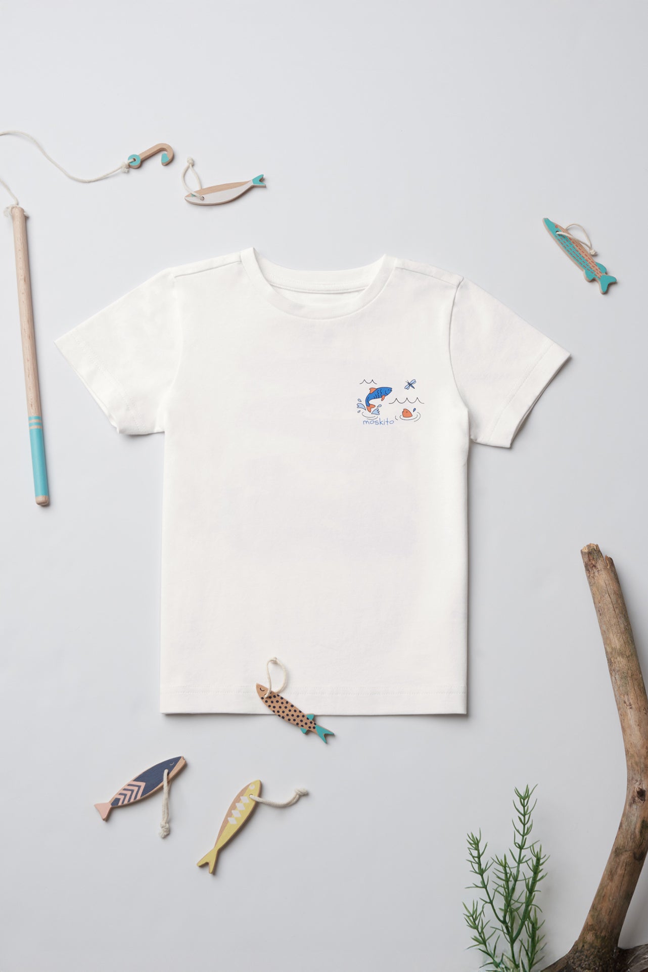T-shirt respirant en coton - Enfant garçon && BLANC