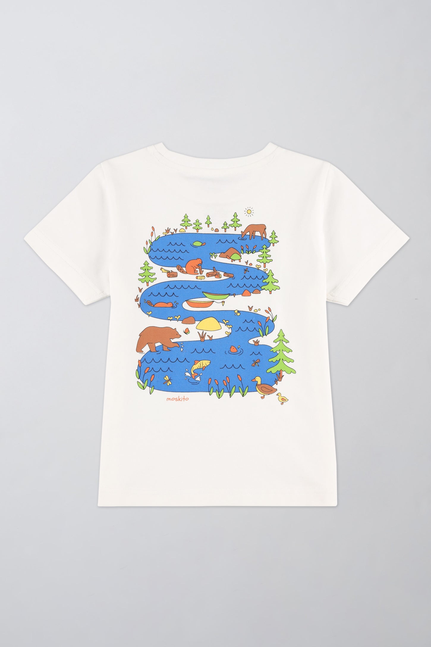 T-shirt respirant en coton - Enfant garçon && BLANC