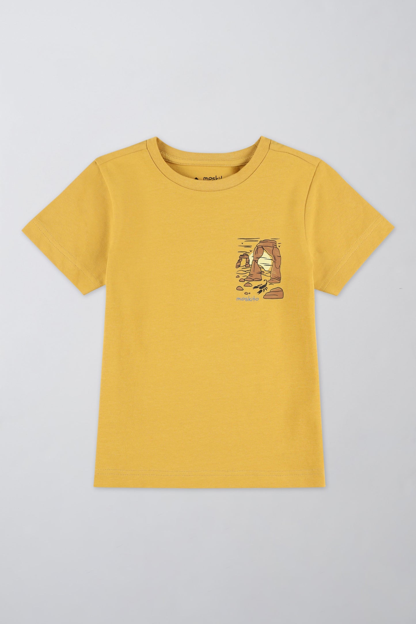 T-shirt respirant en coton - Enfant garçon && JAUNE