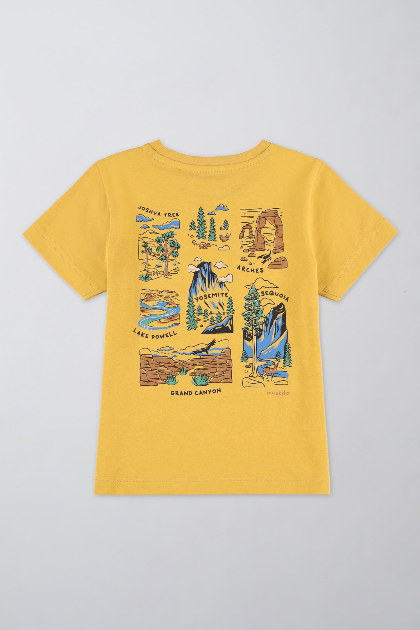 T-shirt respirant en coton - Enfant garçon && JAUNE