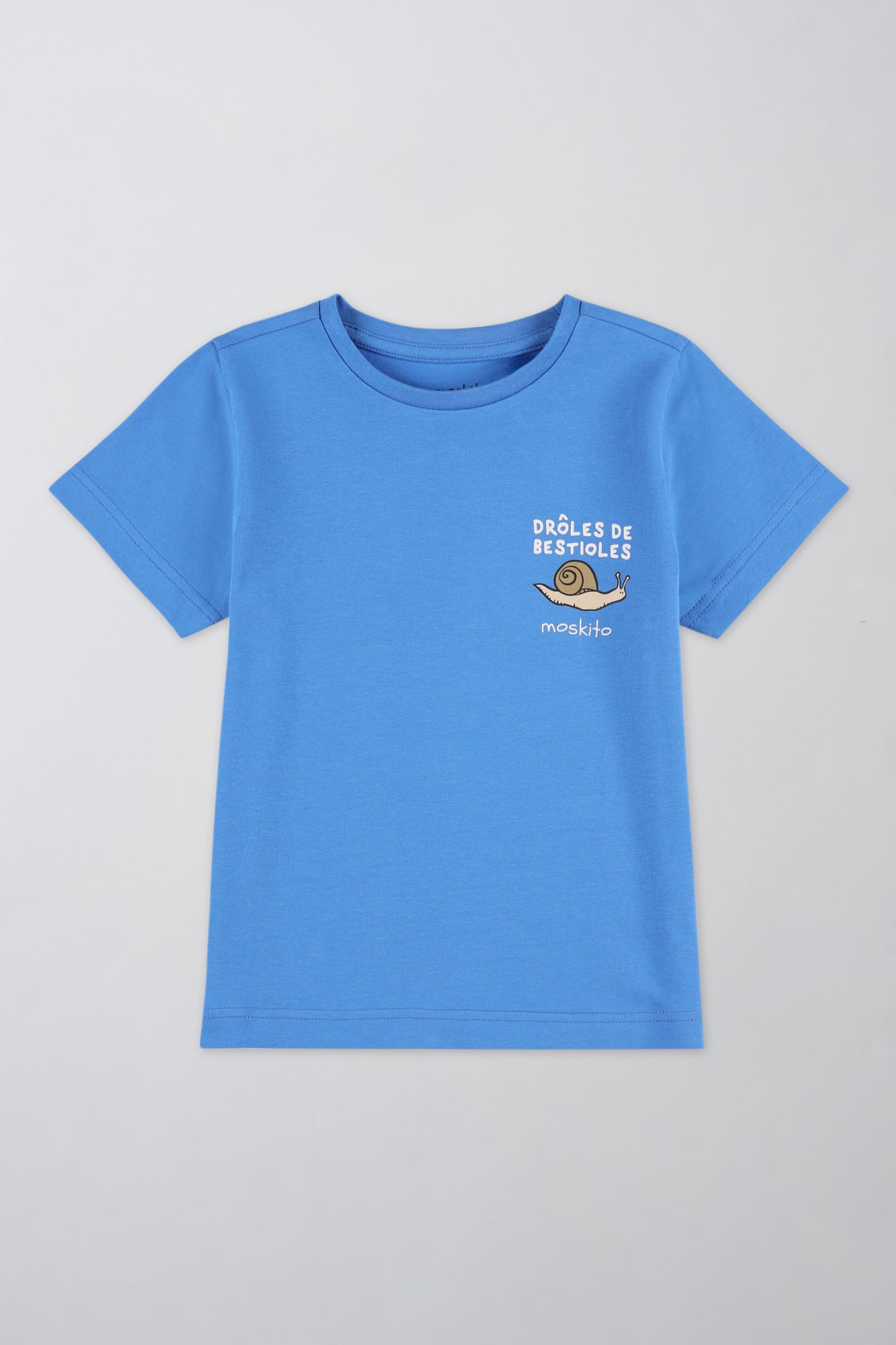 T-shirt respirant en coton - Enfant garçon && BLEU