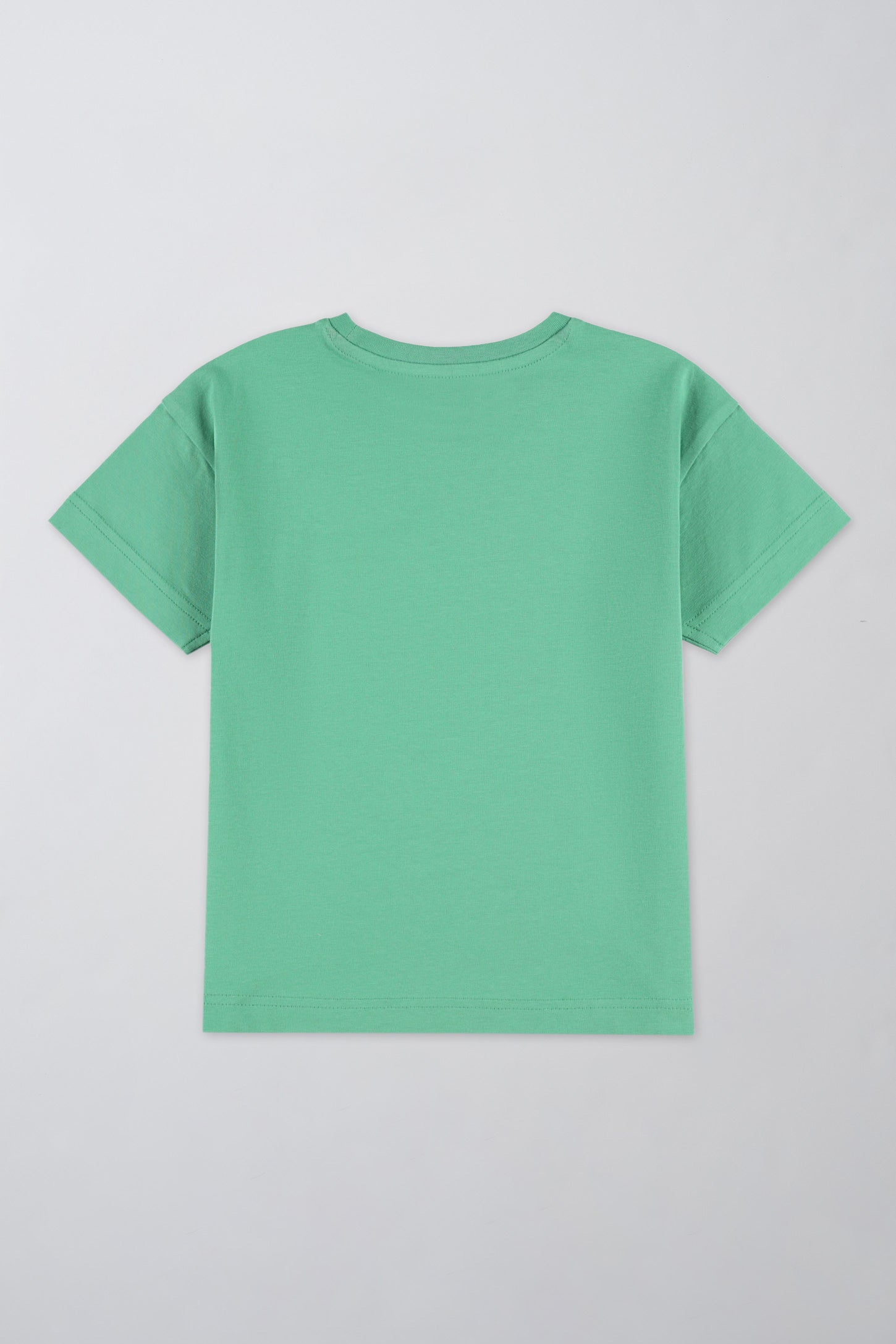 T-shirt léger en coton - Enfant garçon && VERT