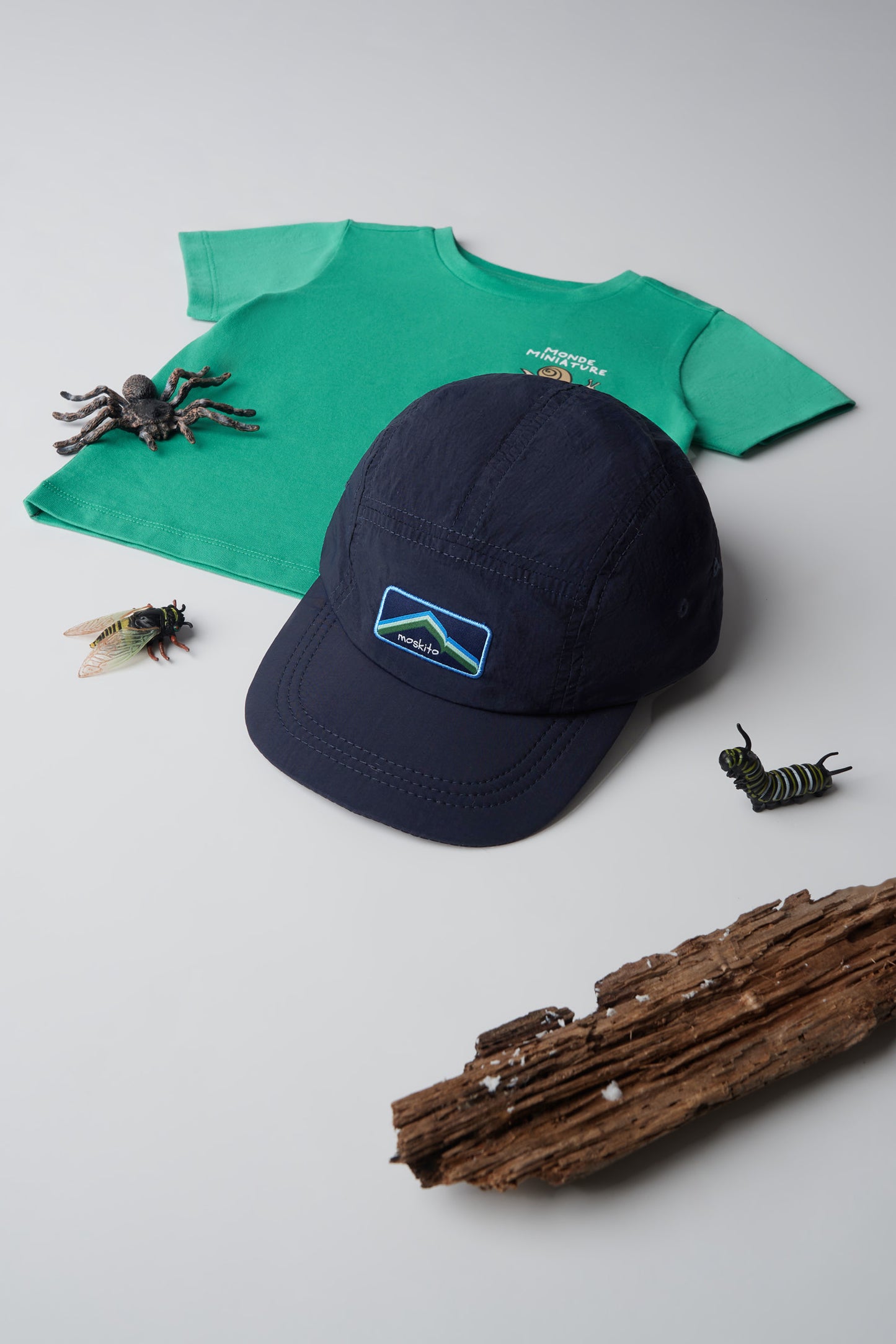 Casquette colorée ajustable en taffetas - Enfant garçon && NOIR