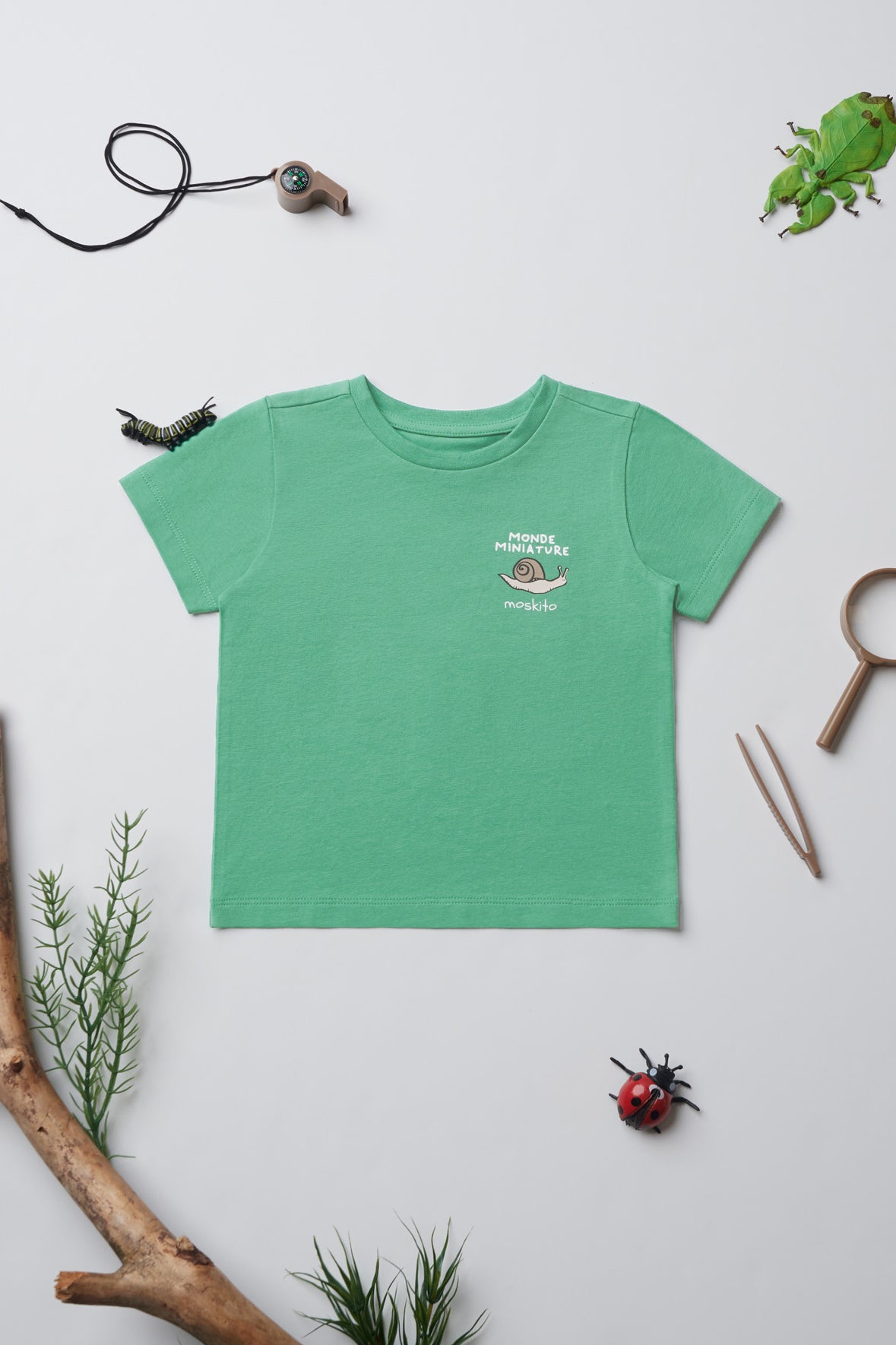 T-shirt respirant en coton - Bébé garçon && VERT