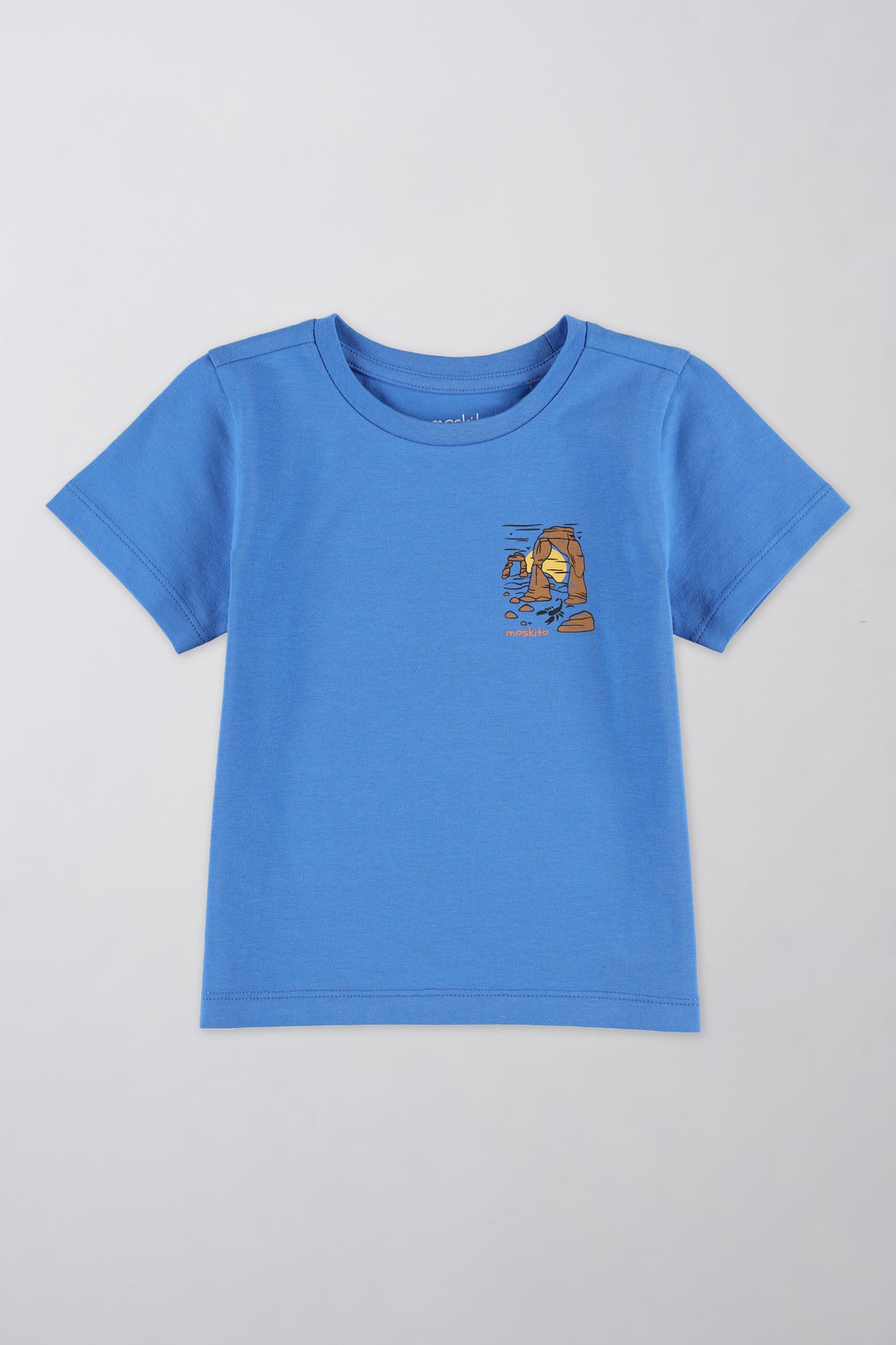 T-shirt respirant en coton - Bébé garçon && BLEU