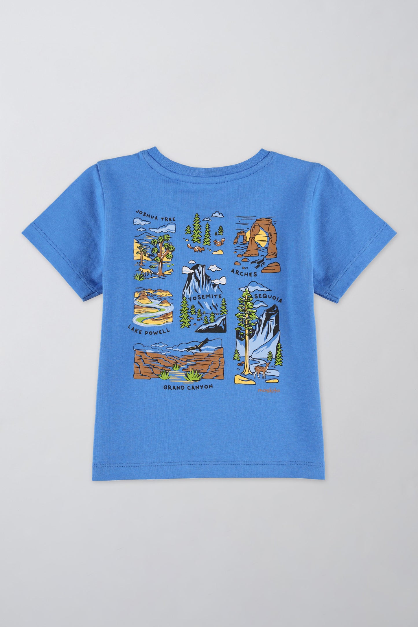 T-shirt respirant en coton - Bébé garçon && BLEU