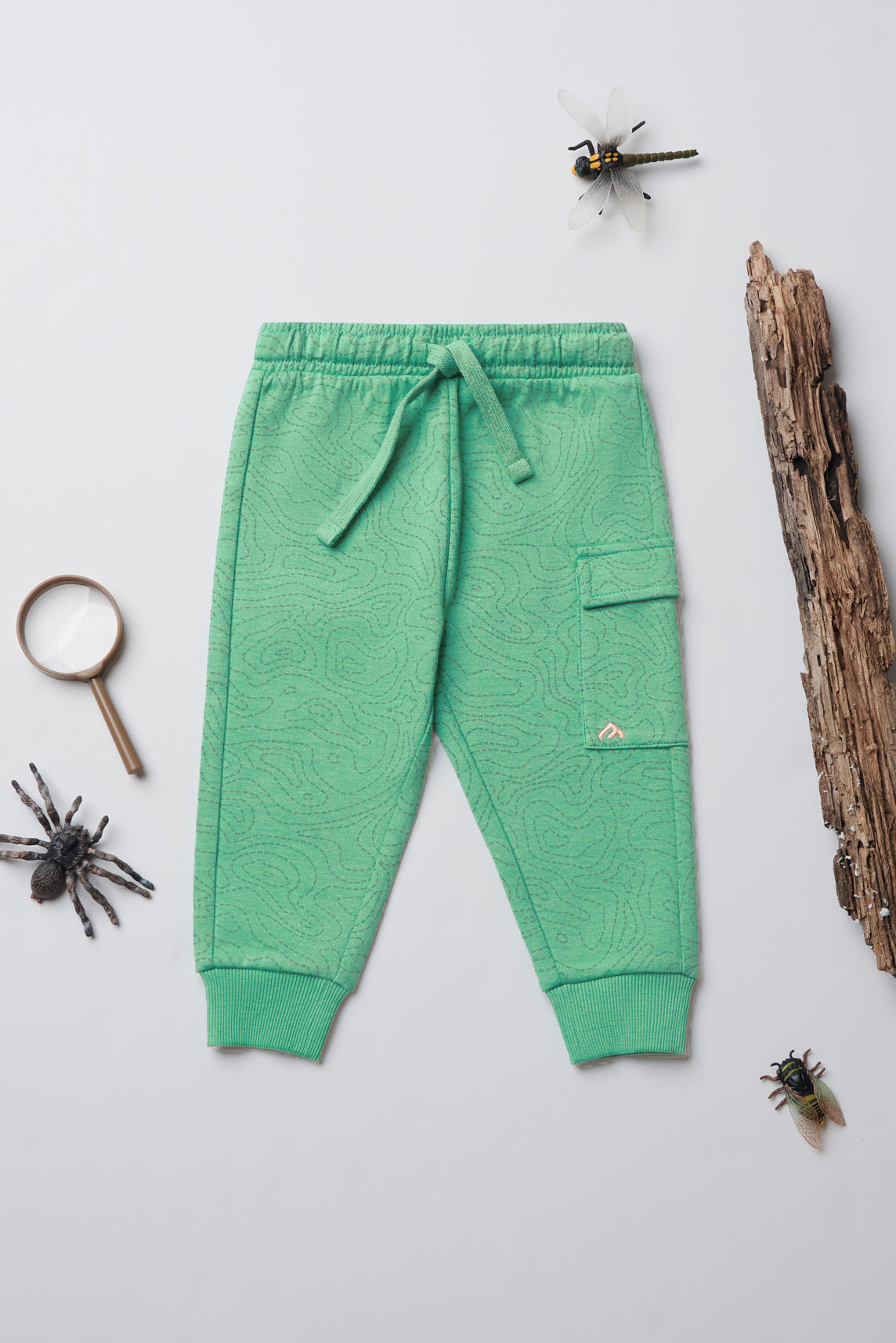 Pantalon jogger extensible - Bébé garçon && VERT/MULTI