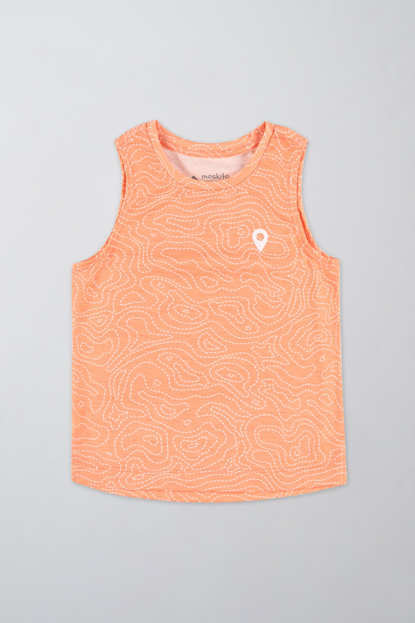 Camisole légère en lyocell - Enfant fille && ORANGE
