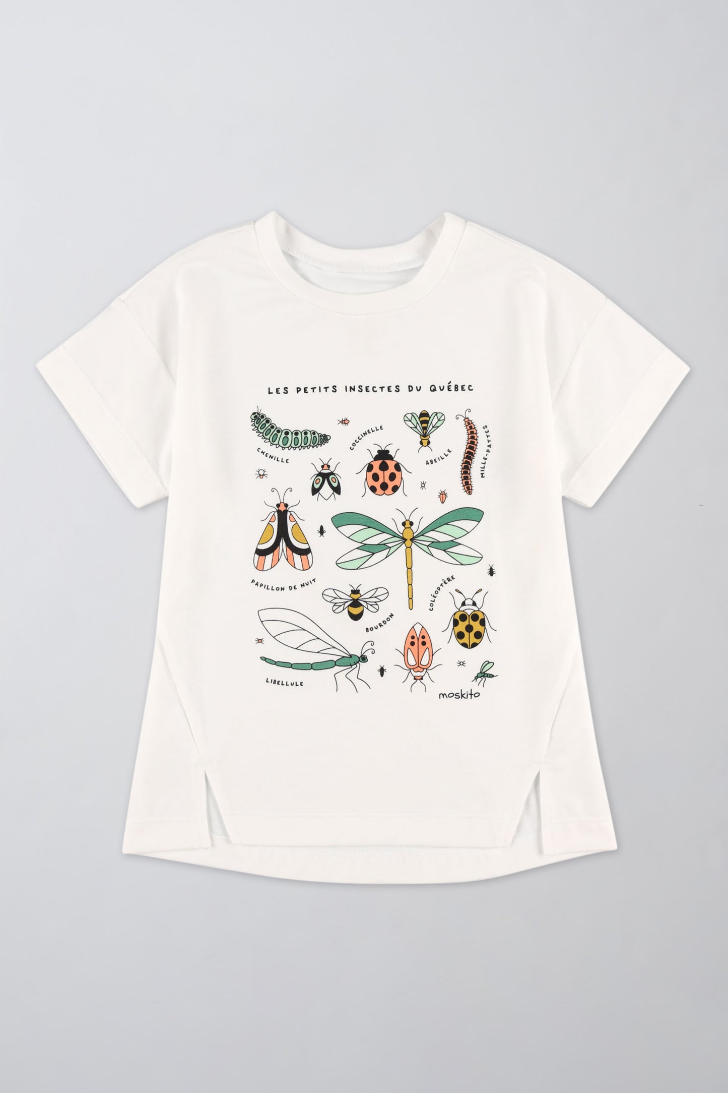T-shirt léger en lyocell - Enfant fille && BLANC