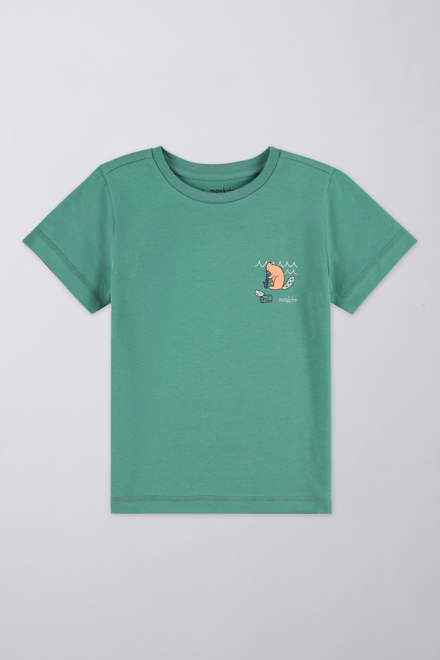 T-shirt respirant en coton - Enfant fille && VERT