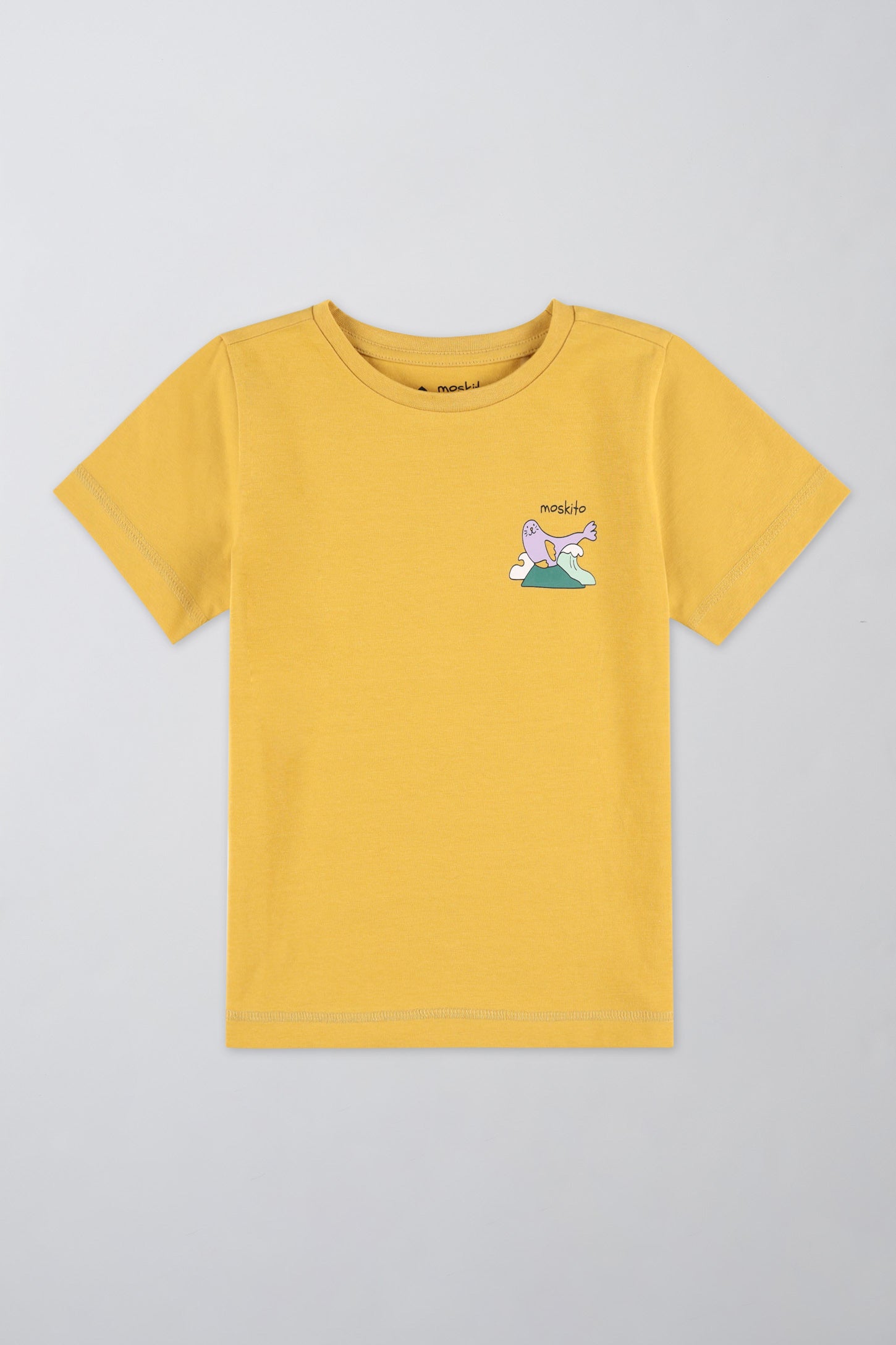 T-shirt respirant en coton - Enfant fille && JAUNE