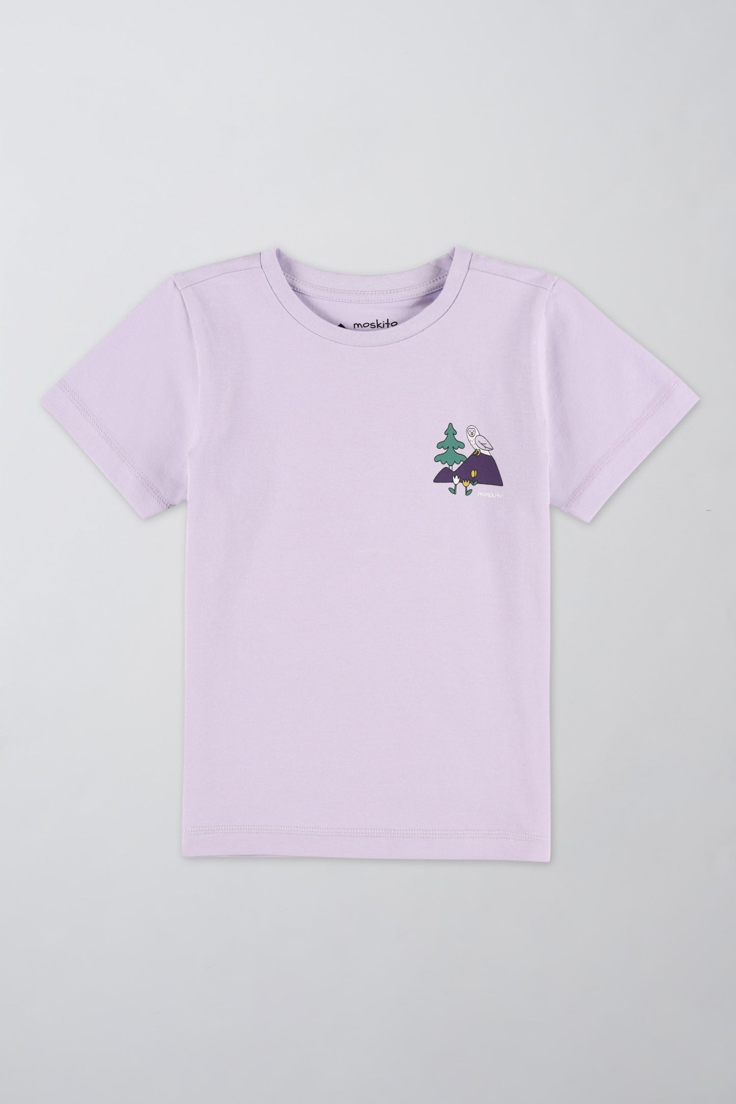 T-shirt respirant en coton - Enfant fille && LILAS