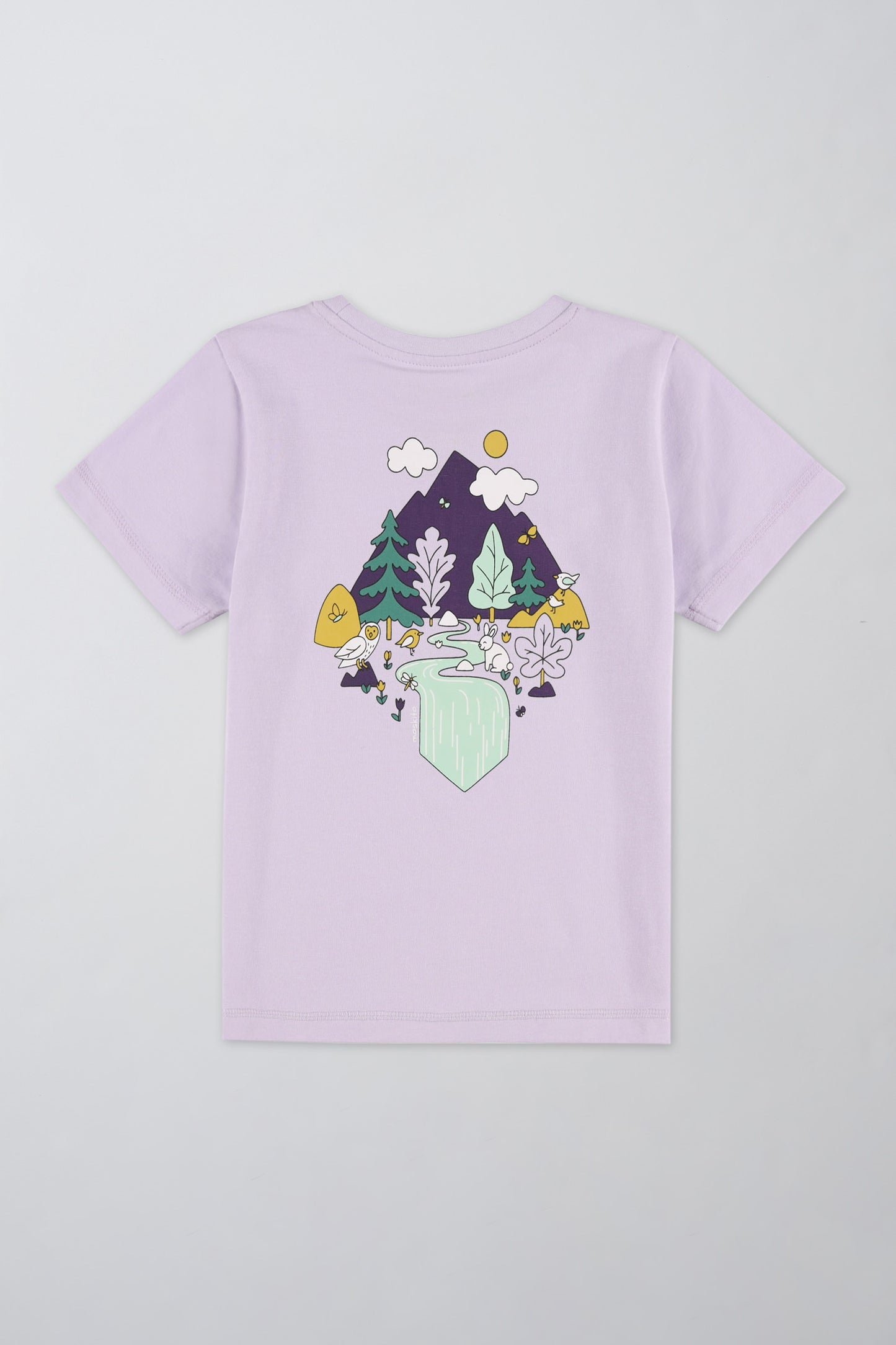 T-shirt respirant en coton - Enfant fille && LILAS