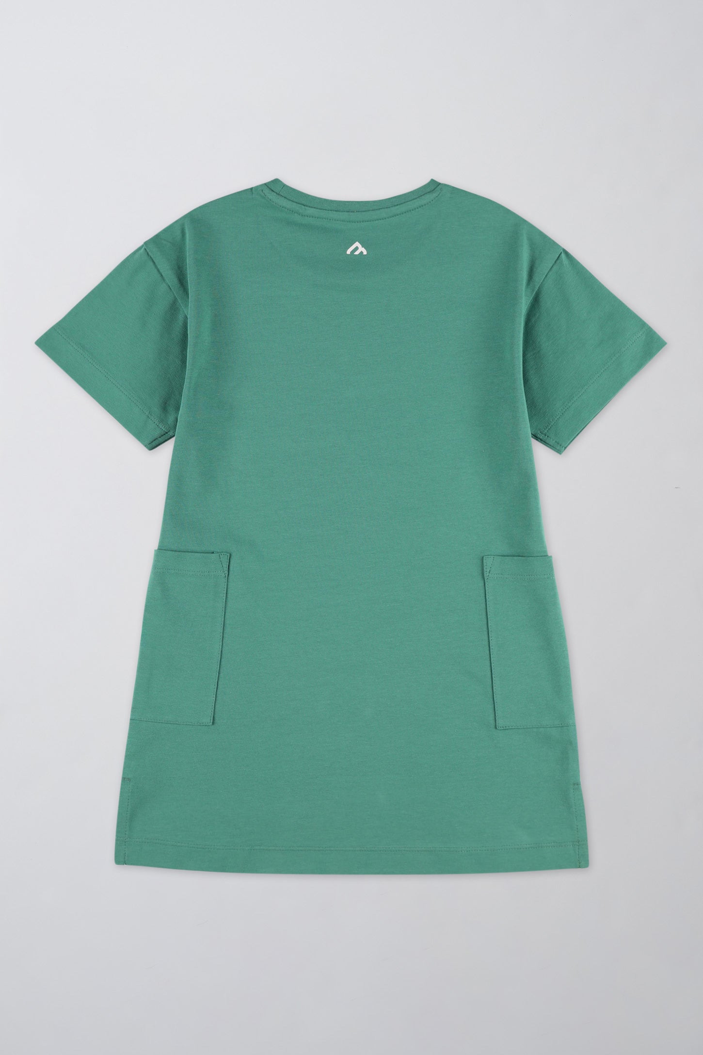 Robe t-shirt respirante en coton - Enfant fille && VERT
