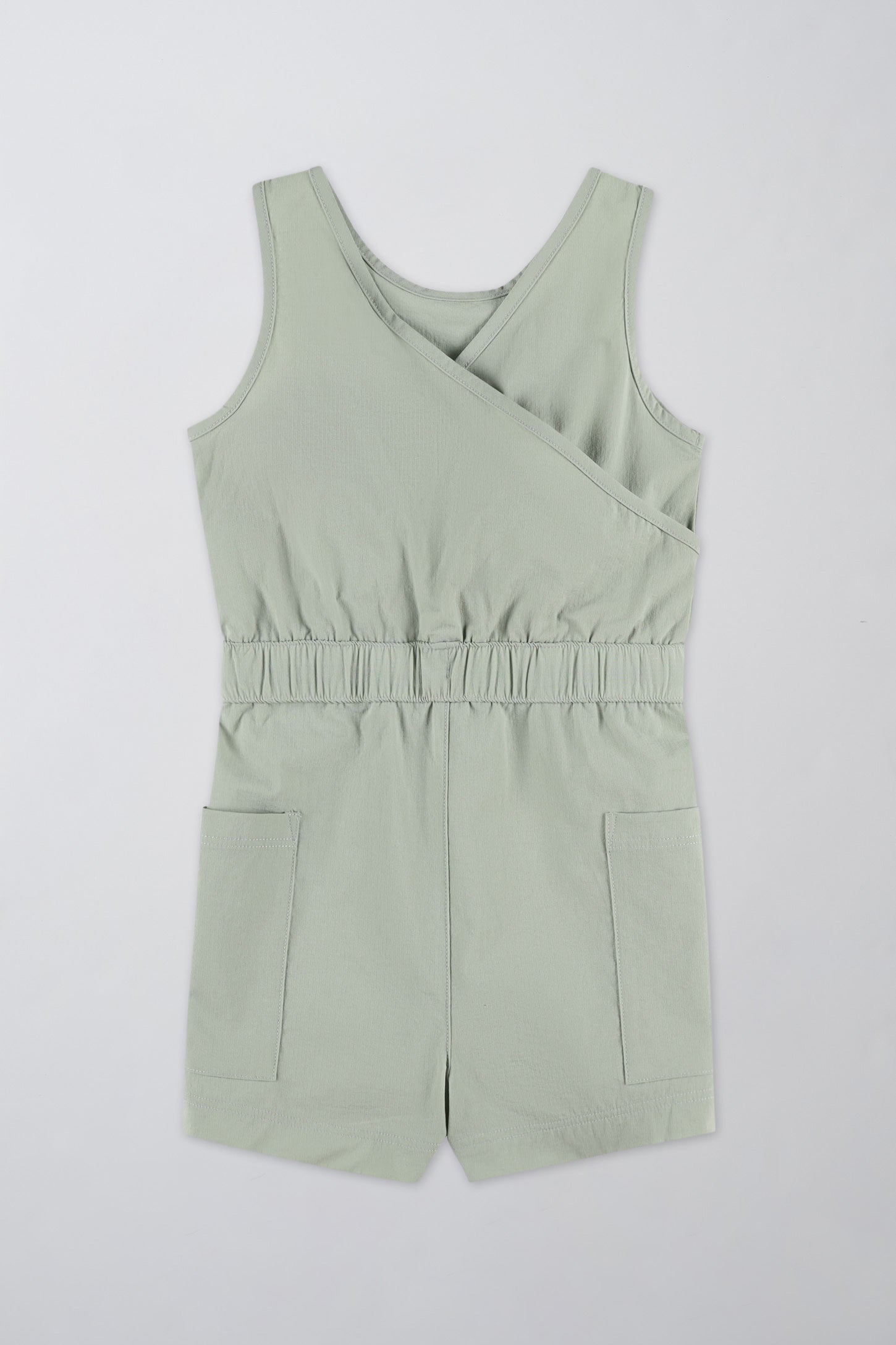 Combi-short résistant en ripstop - Enfant fille && VERT