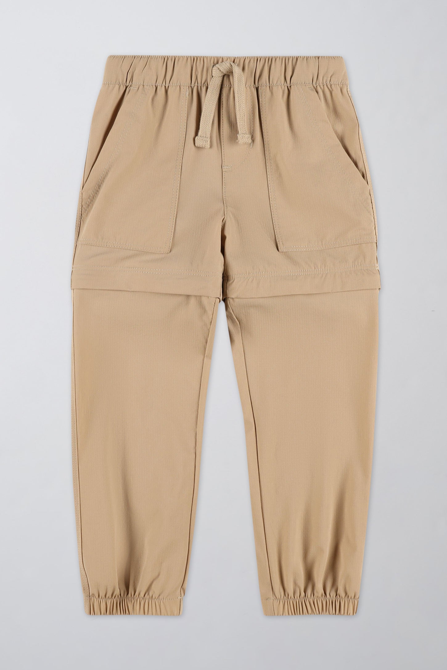 Pantalon résistant convertible en short - Enfant fille && BEIGE