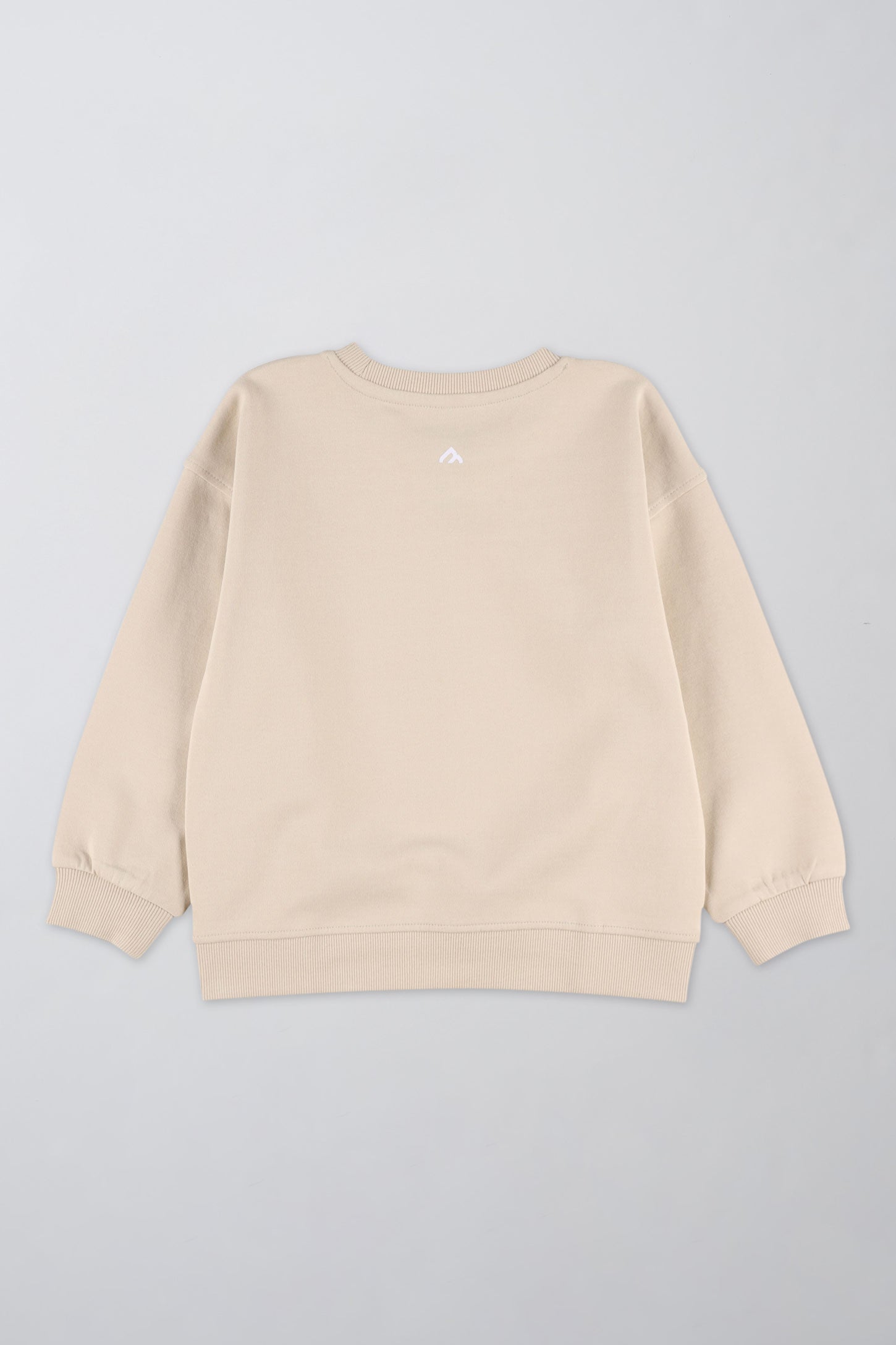 Chandail en coton ouaté respirant - Enfant fille && BEIGE