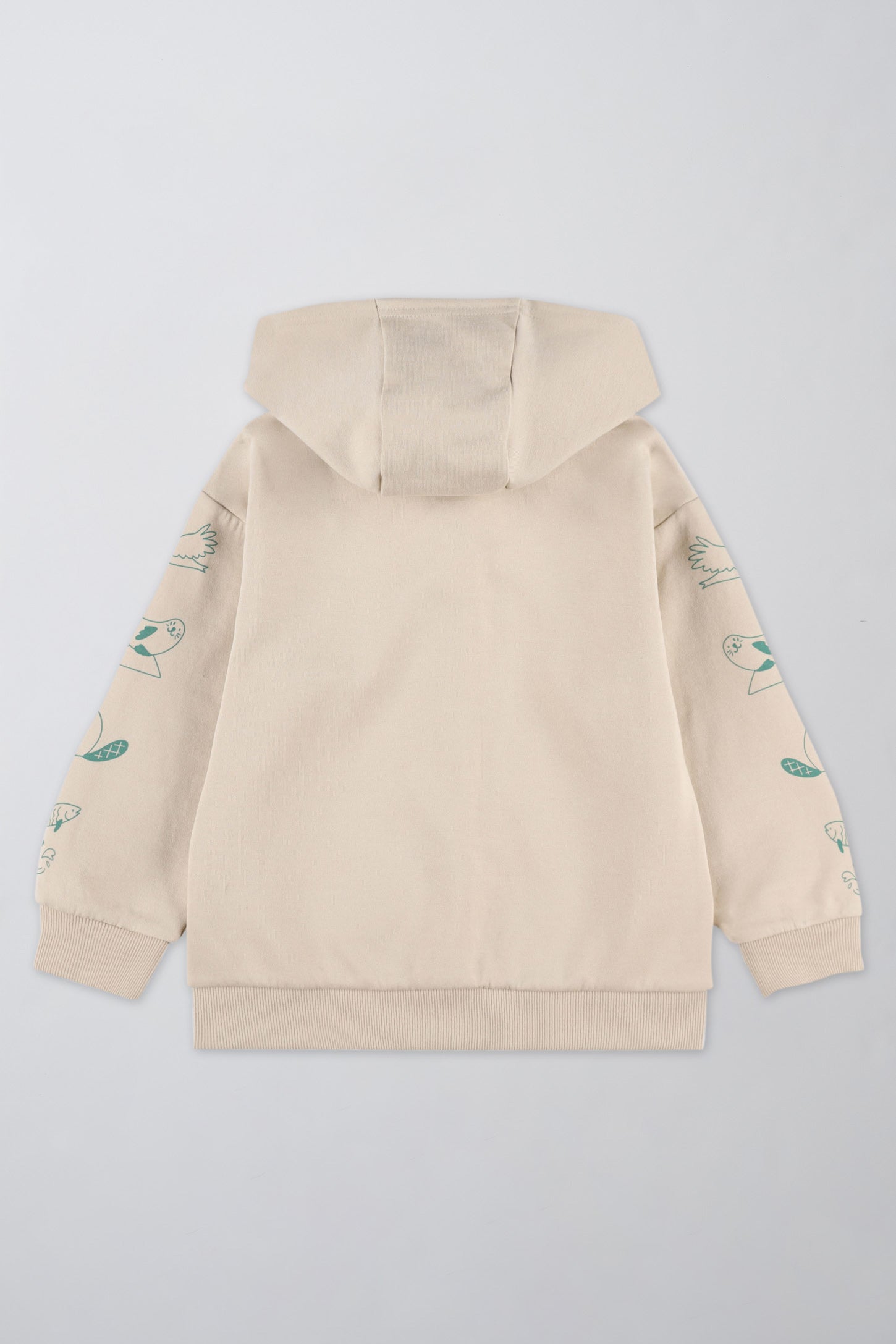 Veste en coton ouaté à capuchon - Enfant fille && BEIGE