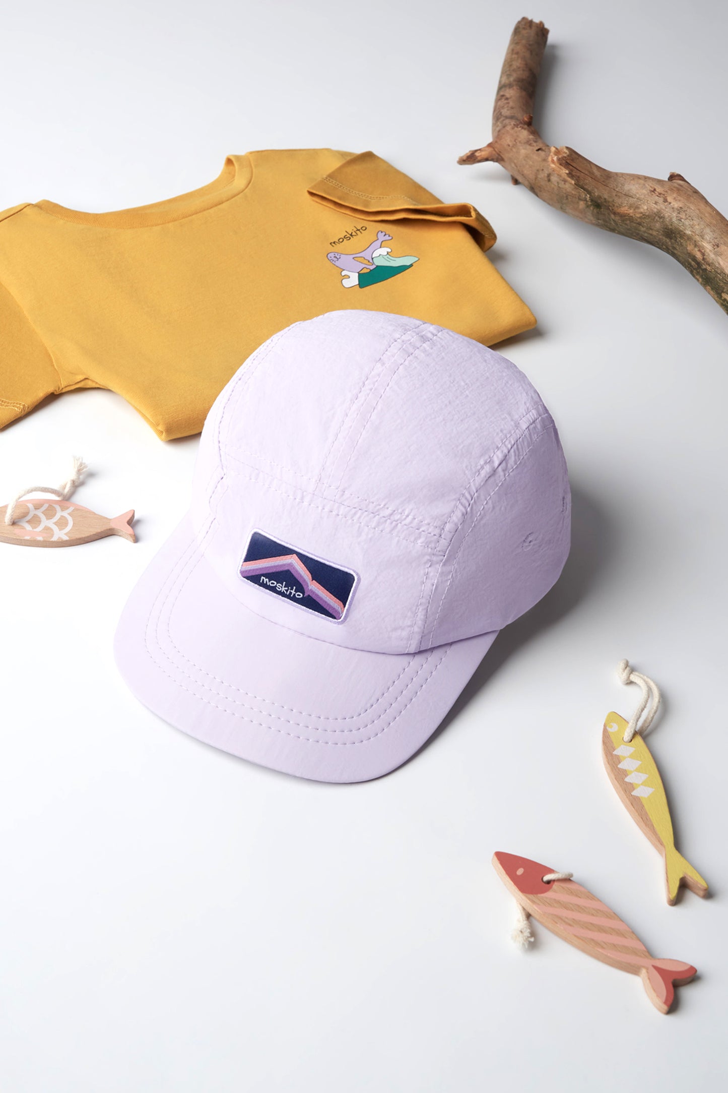 Casquette colorée ajustable en taffetas - Enfant fille && LILAS