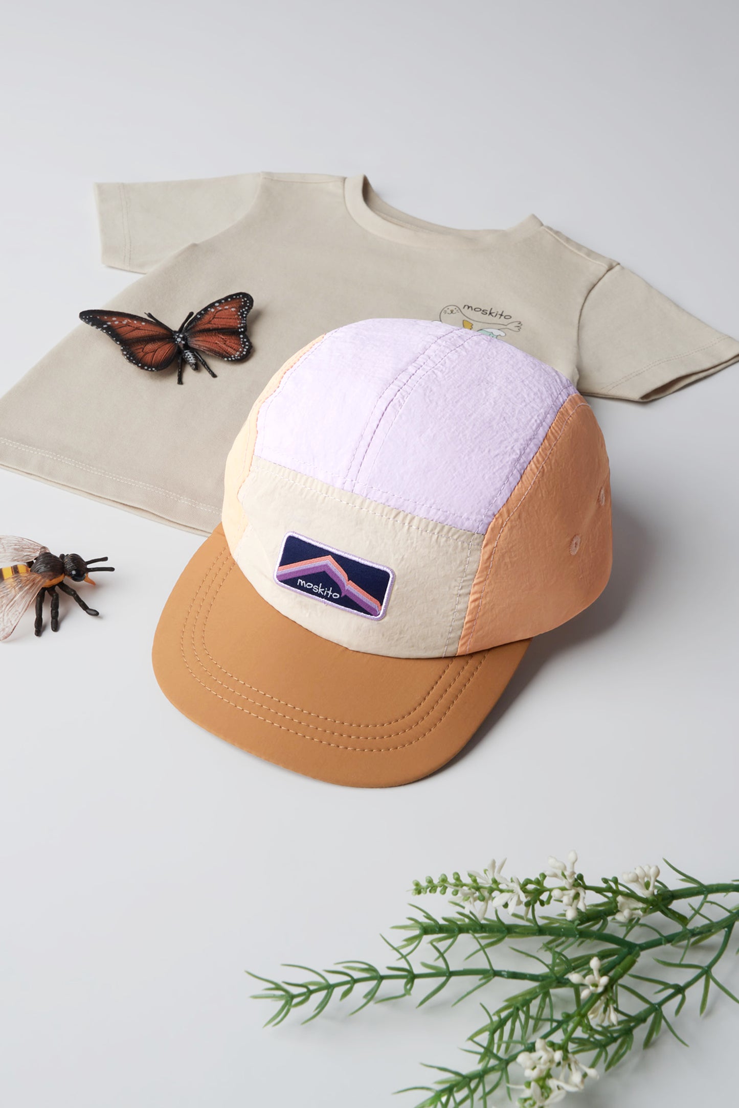 Casquette colorée ajustable en taffetas - Enfant fille && MULTI