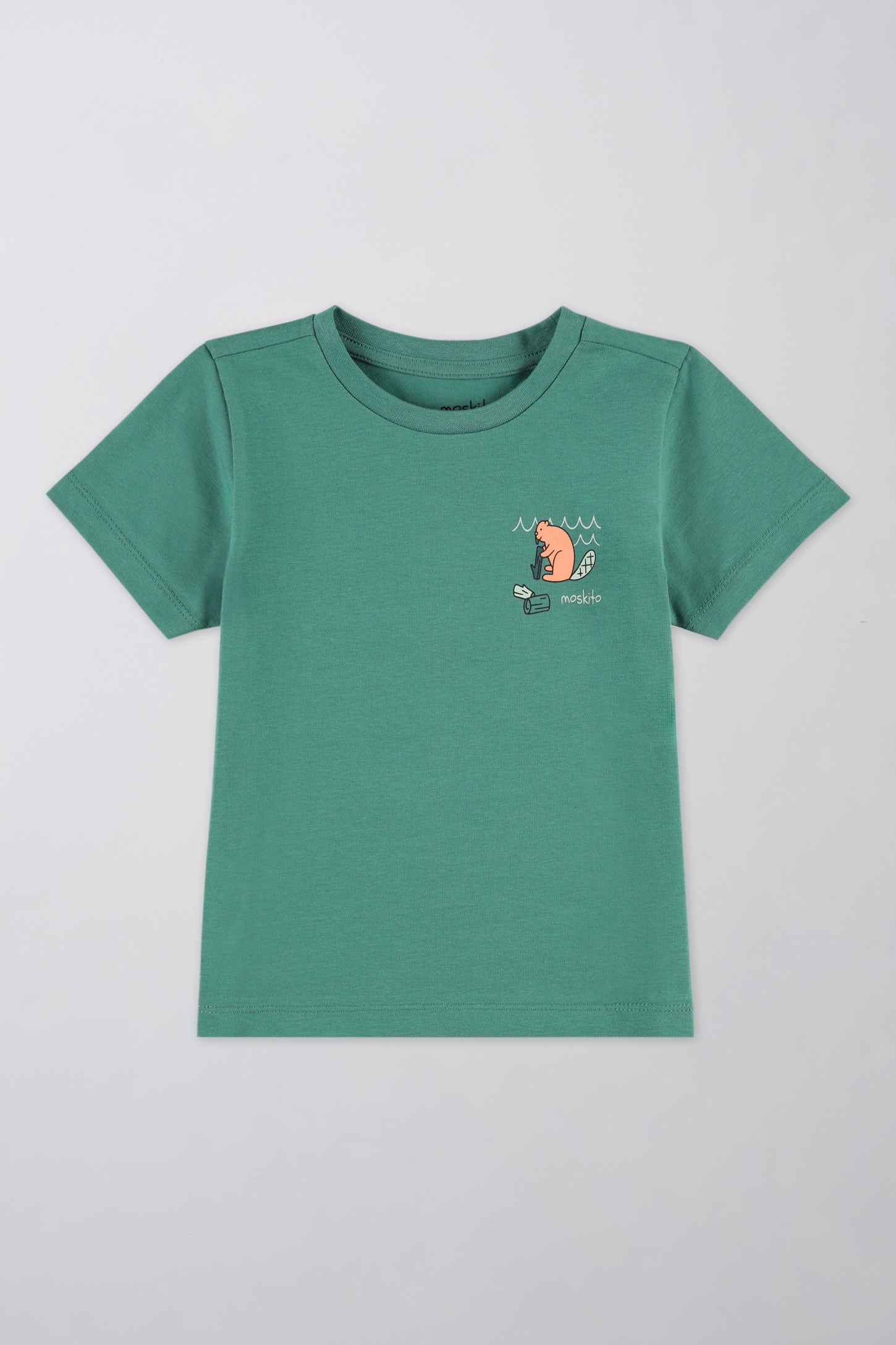 T-shirt respirant en coton - Bébé fille && VERT
