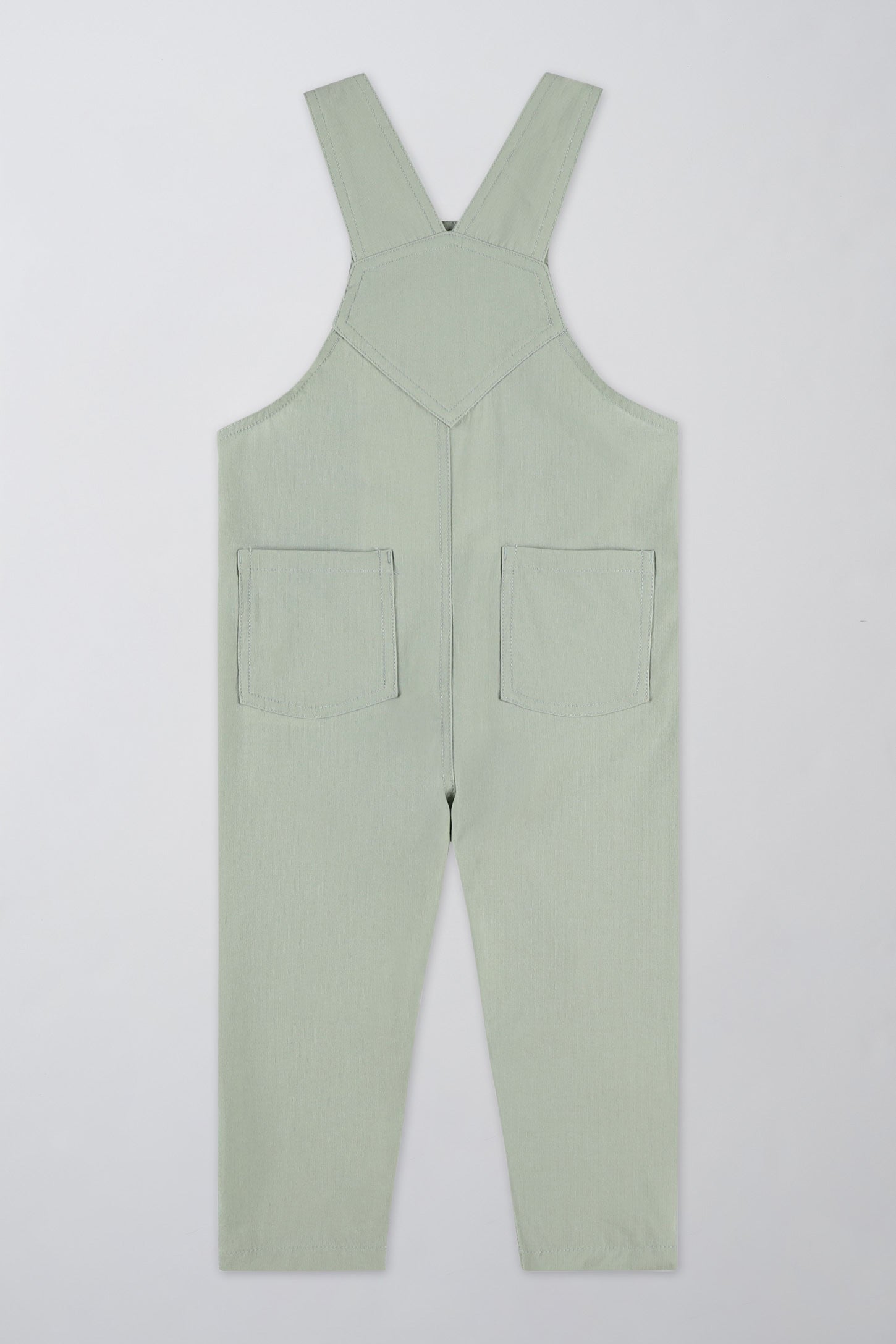 Salopette extensible en ripstop - Bébé fille && VERT