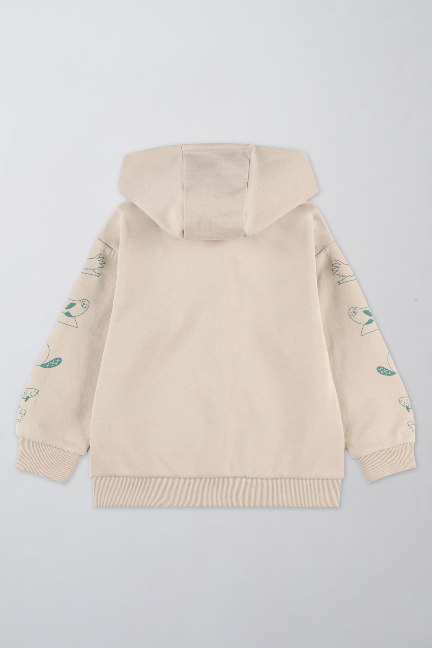 Veste en coton ouaté à capuchon - Bébé fille && BEIGE