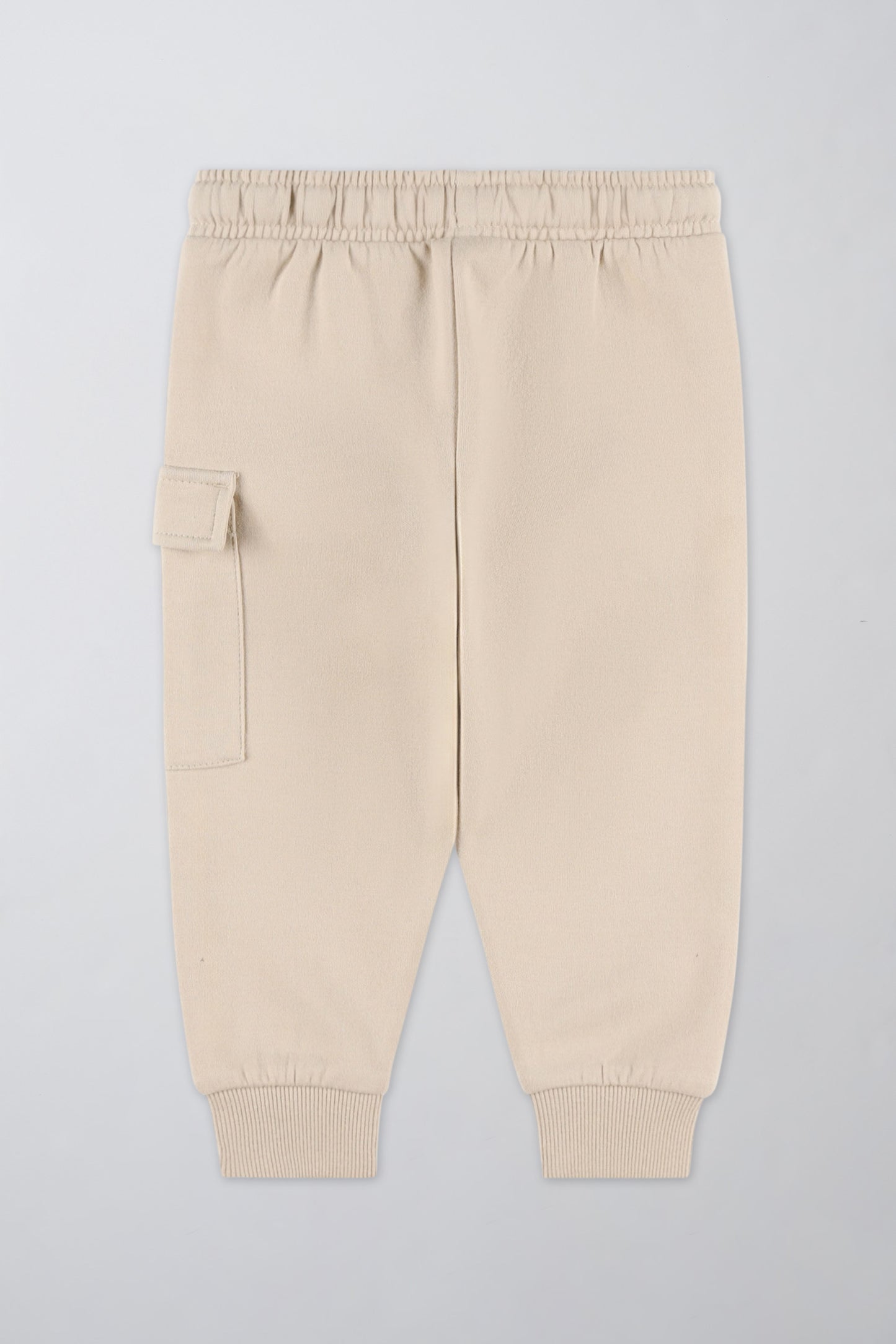 Pantalon jogger extensible - Bébé fille && BEIGE