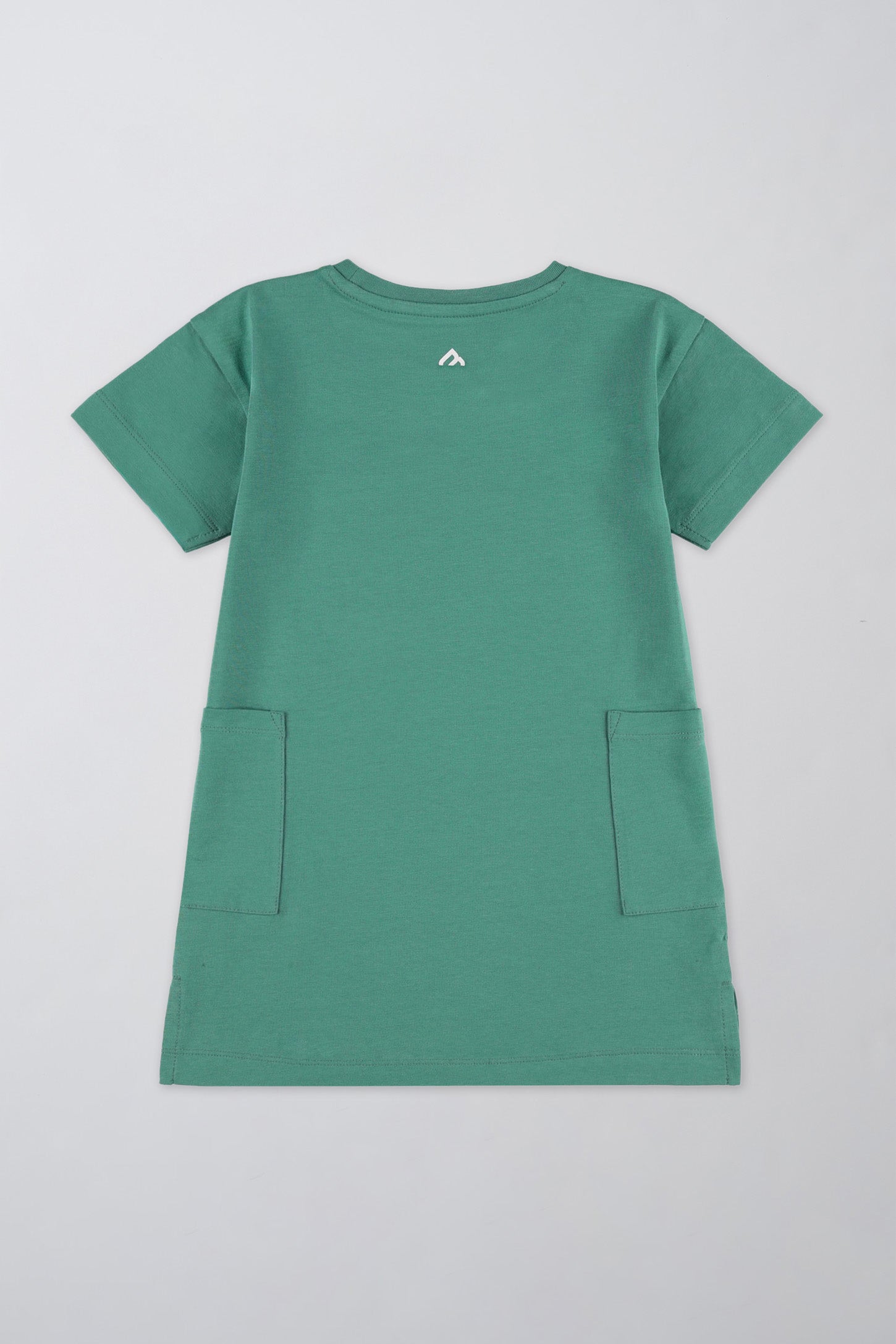 Robe t-shirt respirante en coton - Bébé fille && VERT