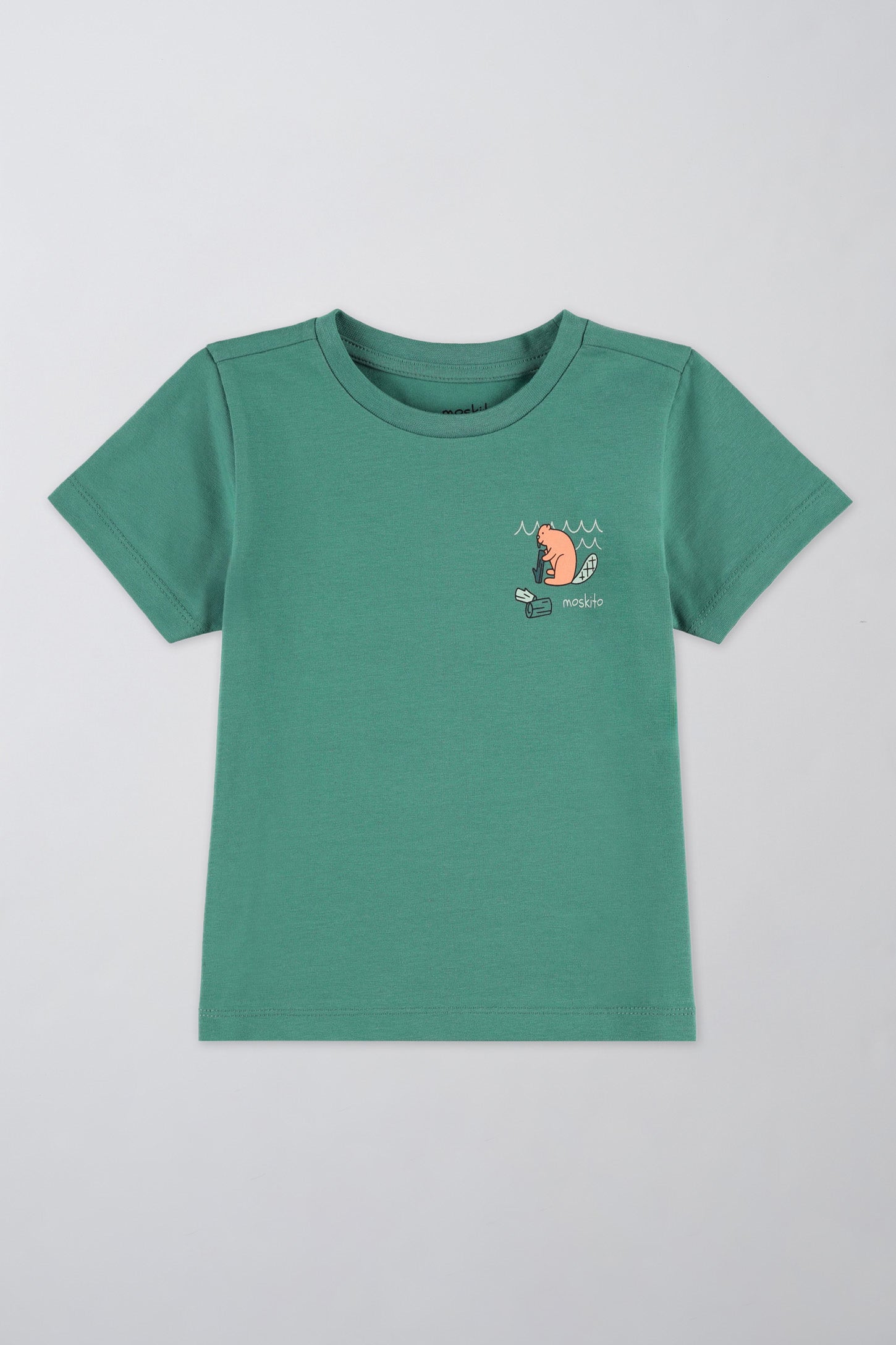 T-shirt respirant en coton - Bébé fille && VERT