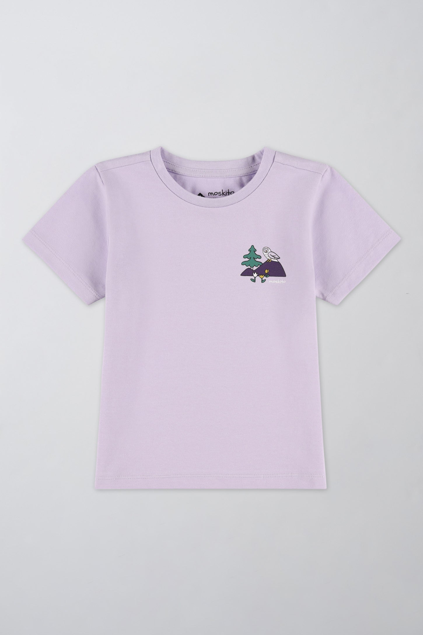 T-shirt respirant en coton - Bébé fille && LILAS