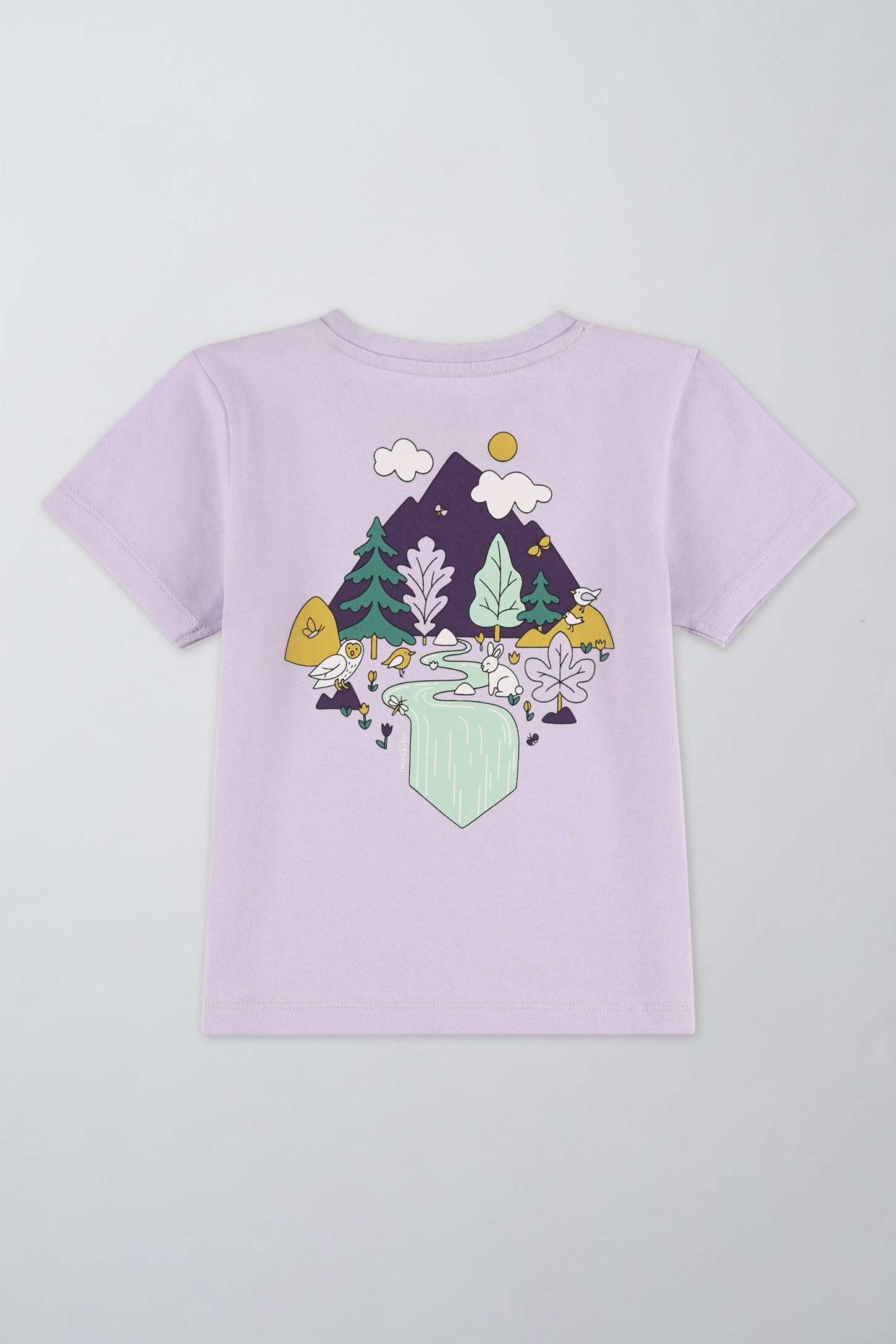 T-shirt respirant en coton - Bébé fille && LILAS