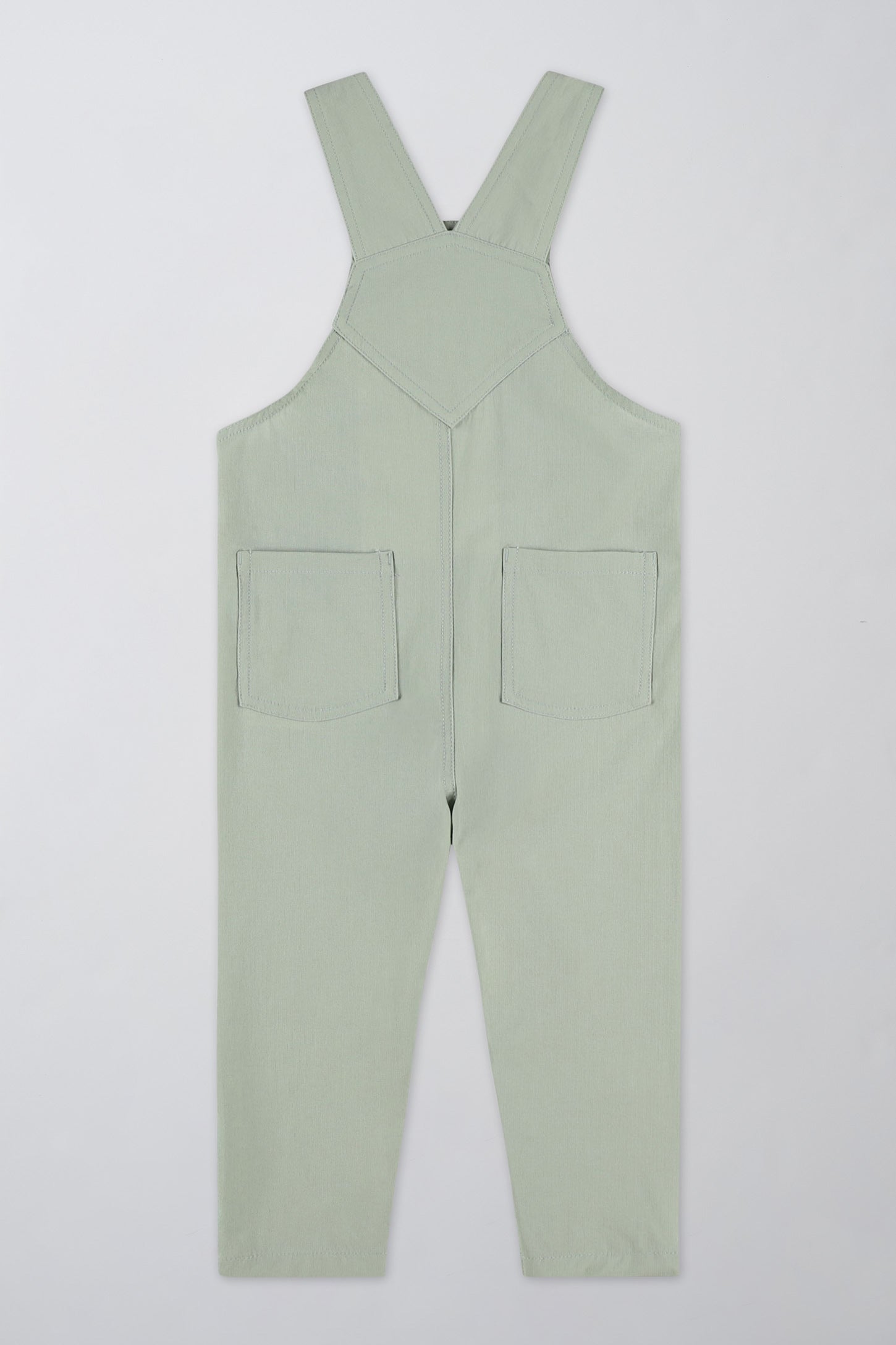 Salopette extensible en ripstop - Bébé fille && VERT