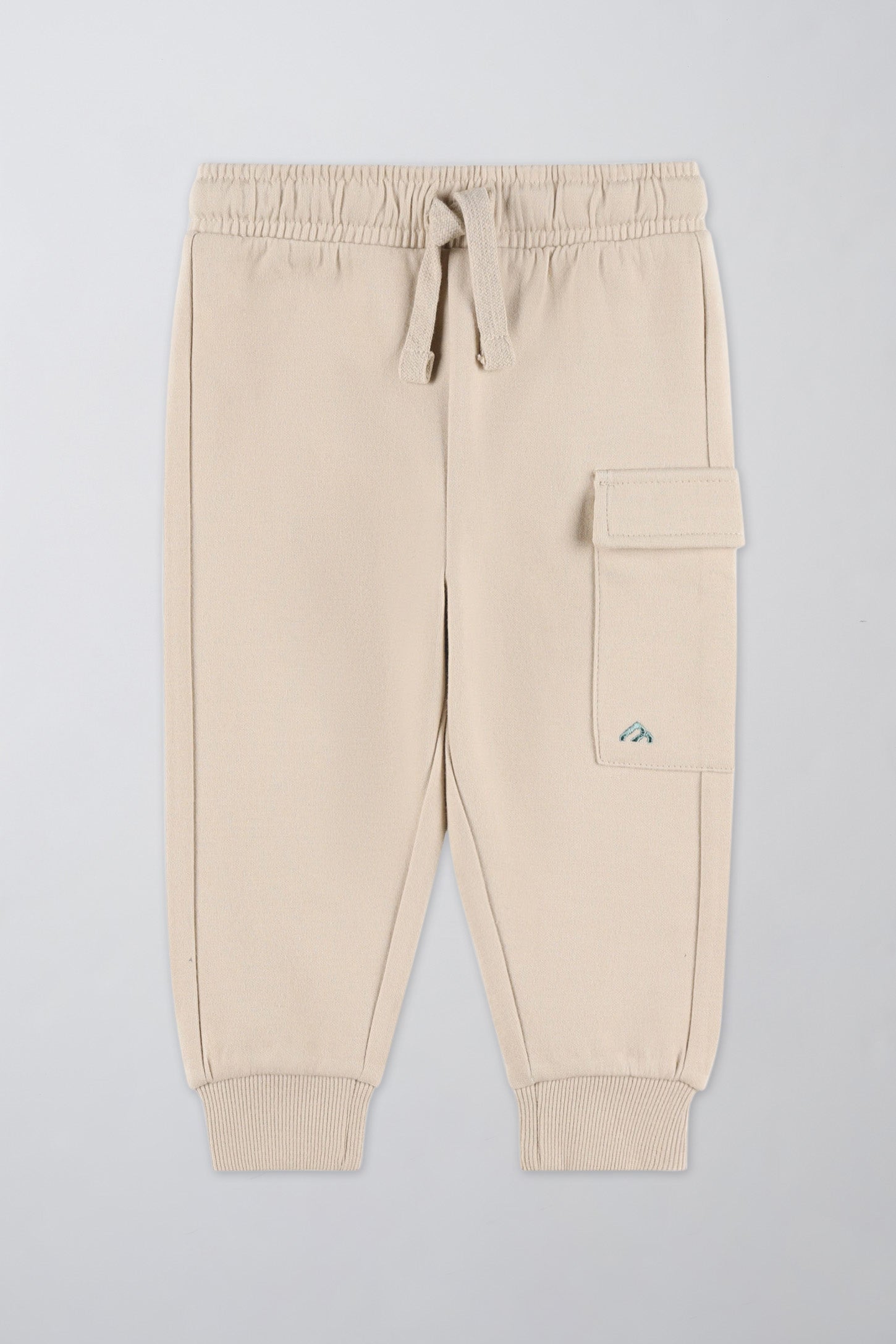 Pantalon jogger extensible - Bébé fille && BEIGE