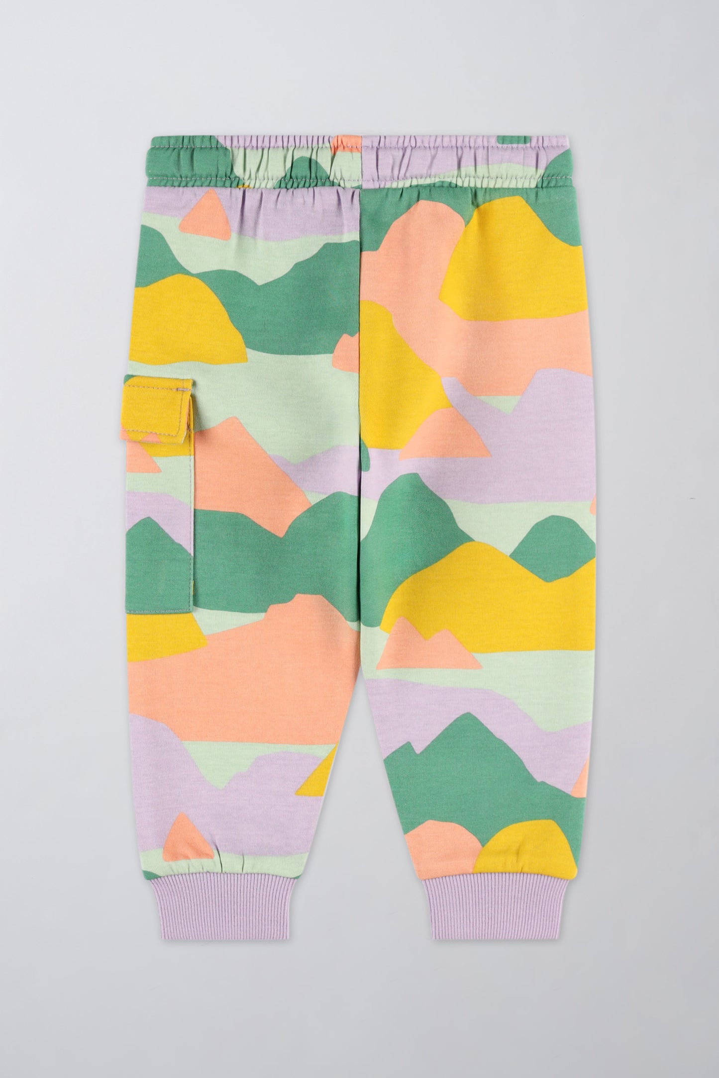 Pantalon jogger extensible - Bébé fille && LILAS MULTI