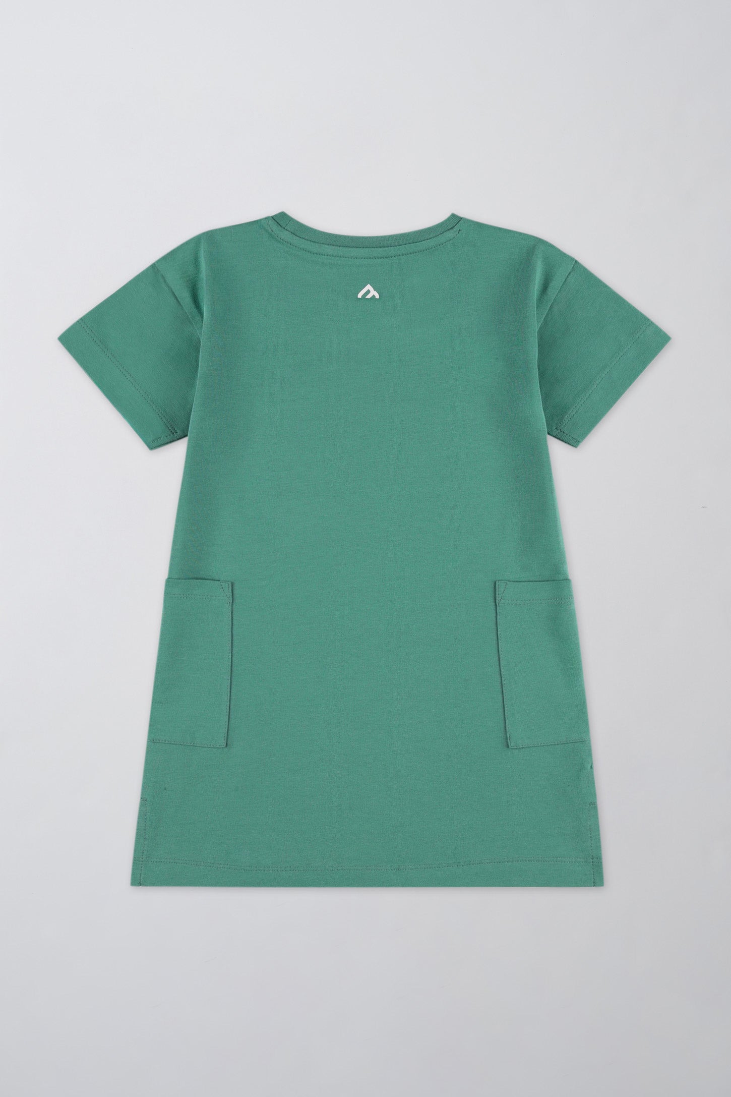 Robe t-shirt respirante en coton - Bébé fille && VERT